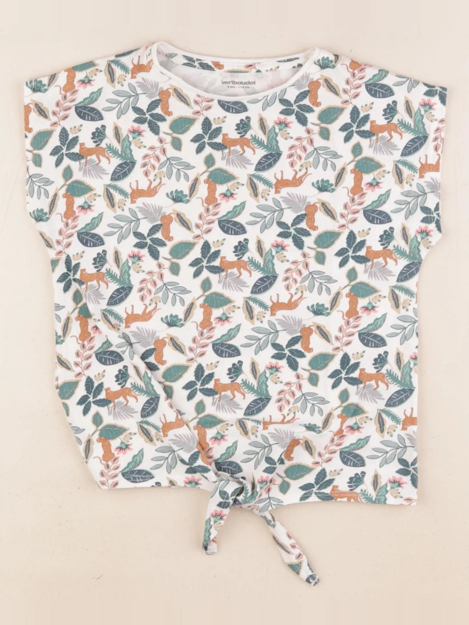 Vertbaudet - tee-shirt multicolore - 6 ans