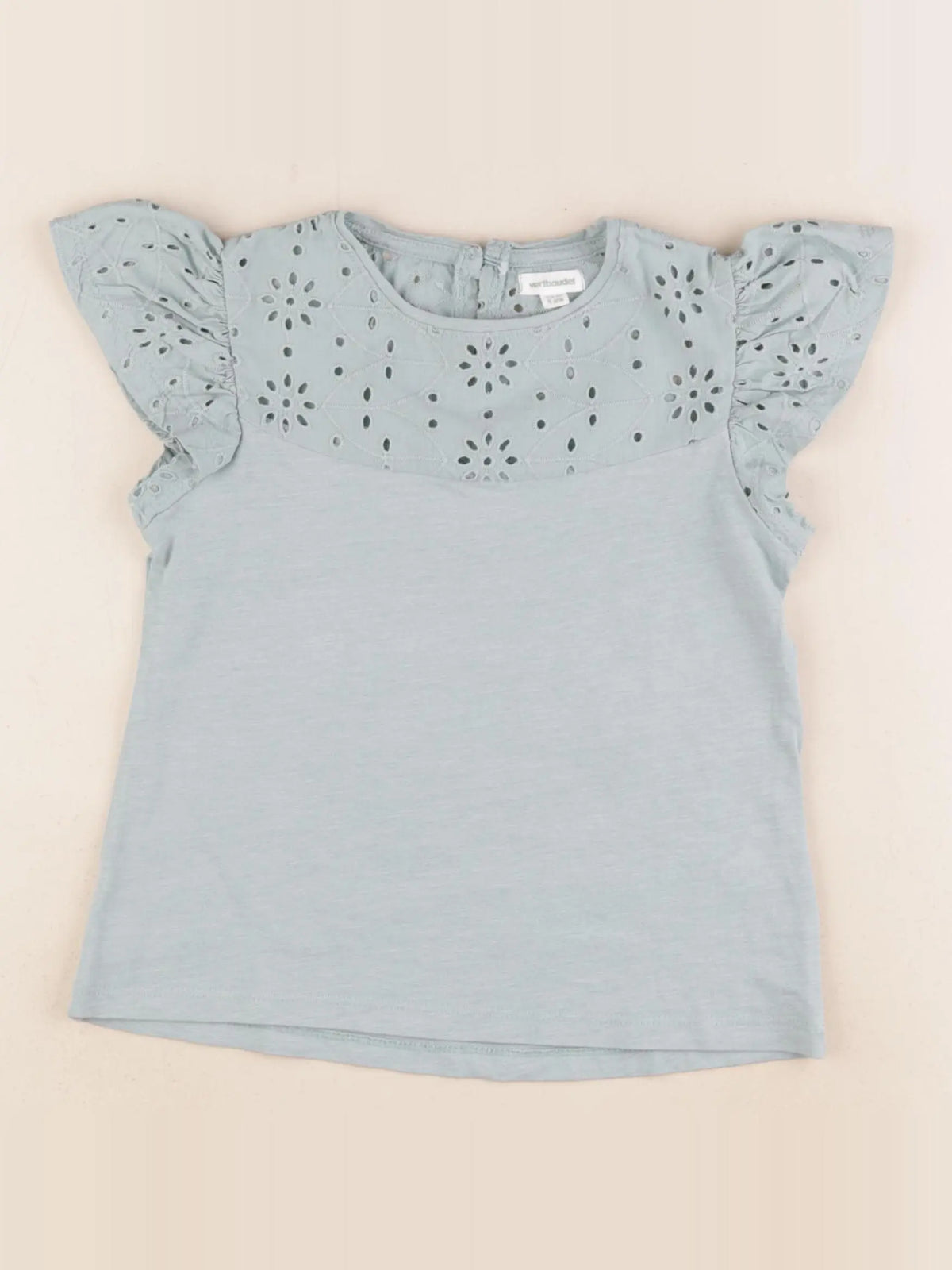 Vertbaudet - tee-shirt vert - 6 ans