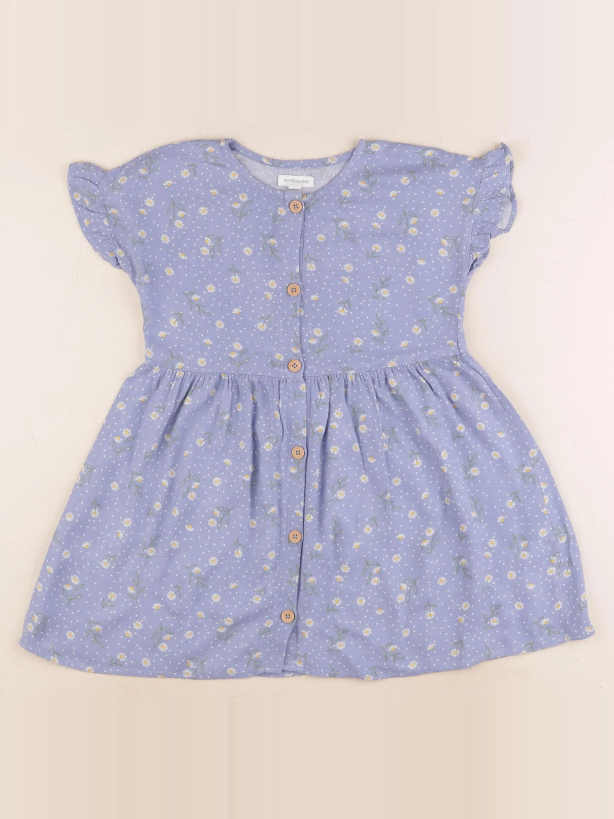Vertbaudet - robe bleu - 4 ans