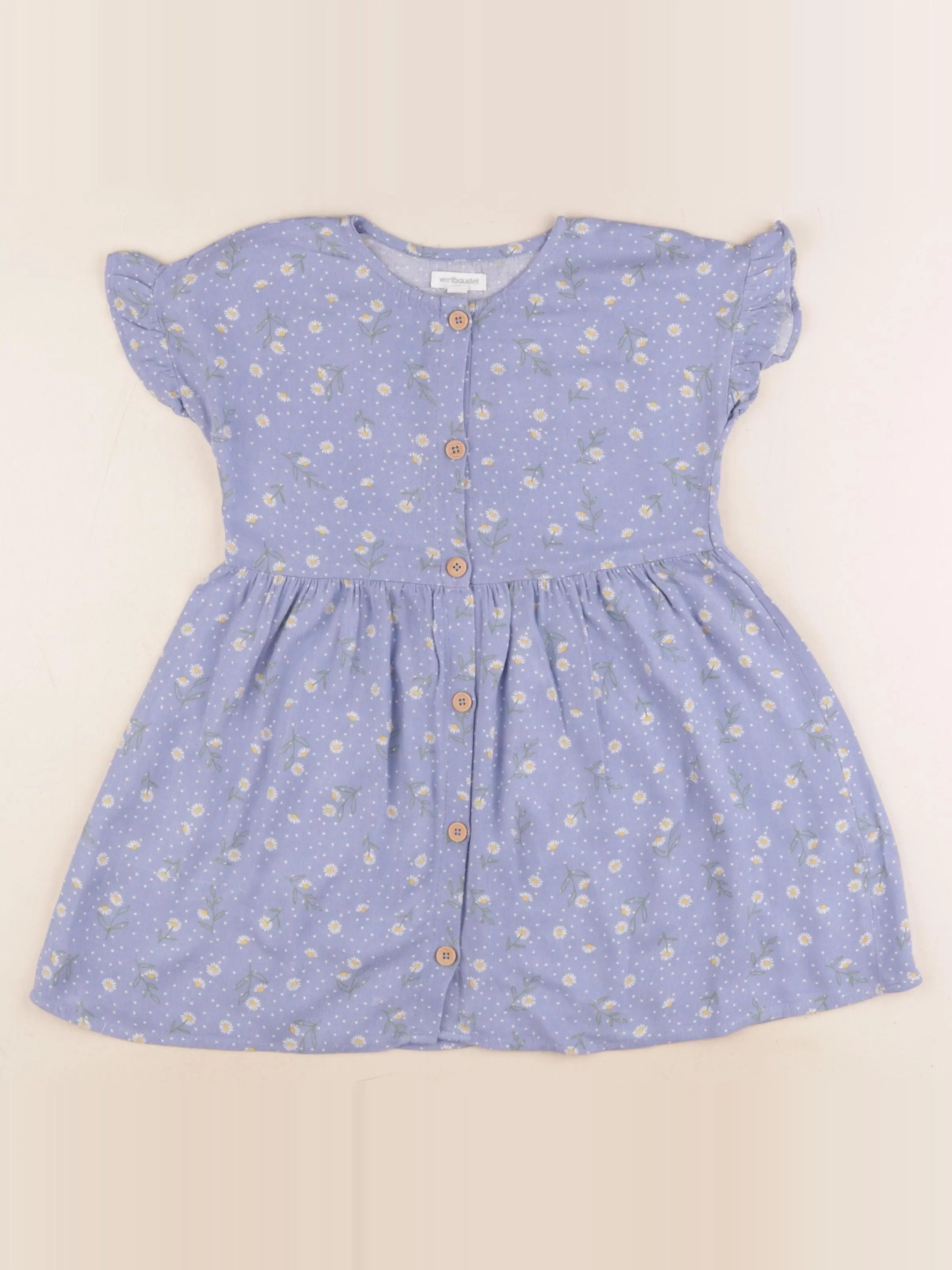 Vertbaudet - robe bleu - 4 ans