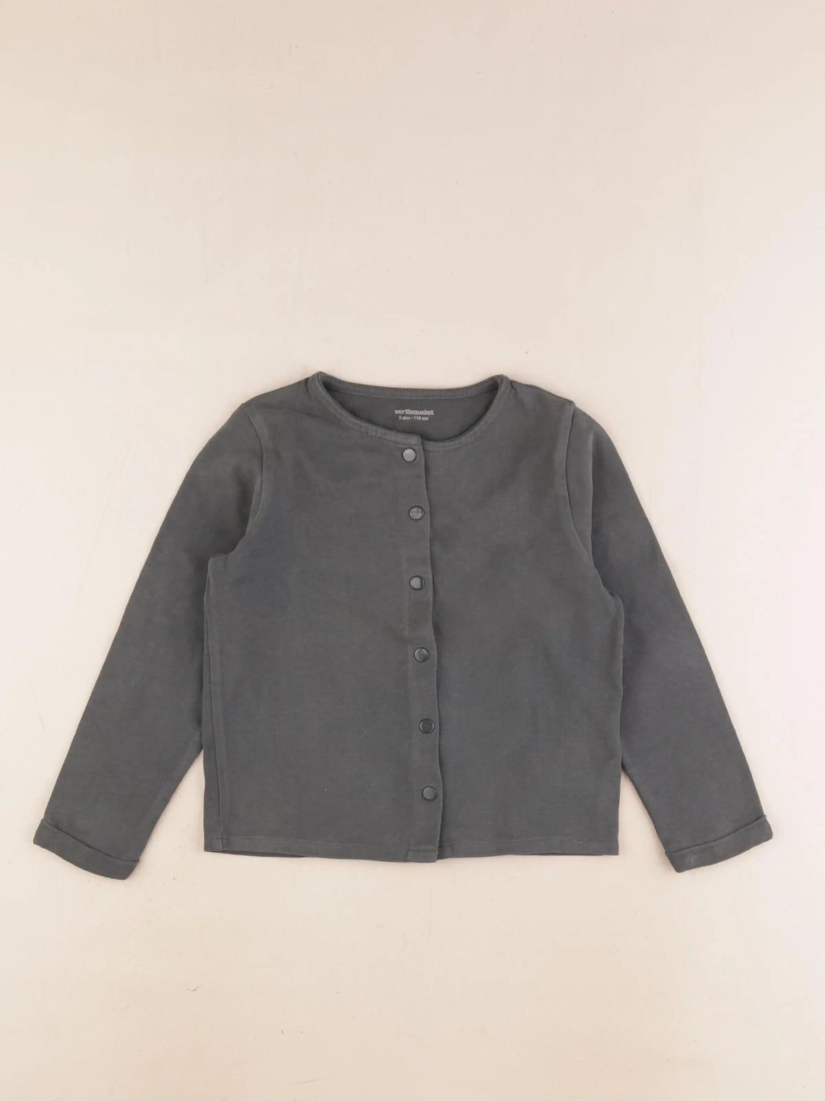 Vertbaudet - sweat vert - 6 ans
