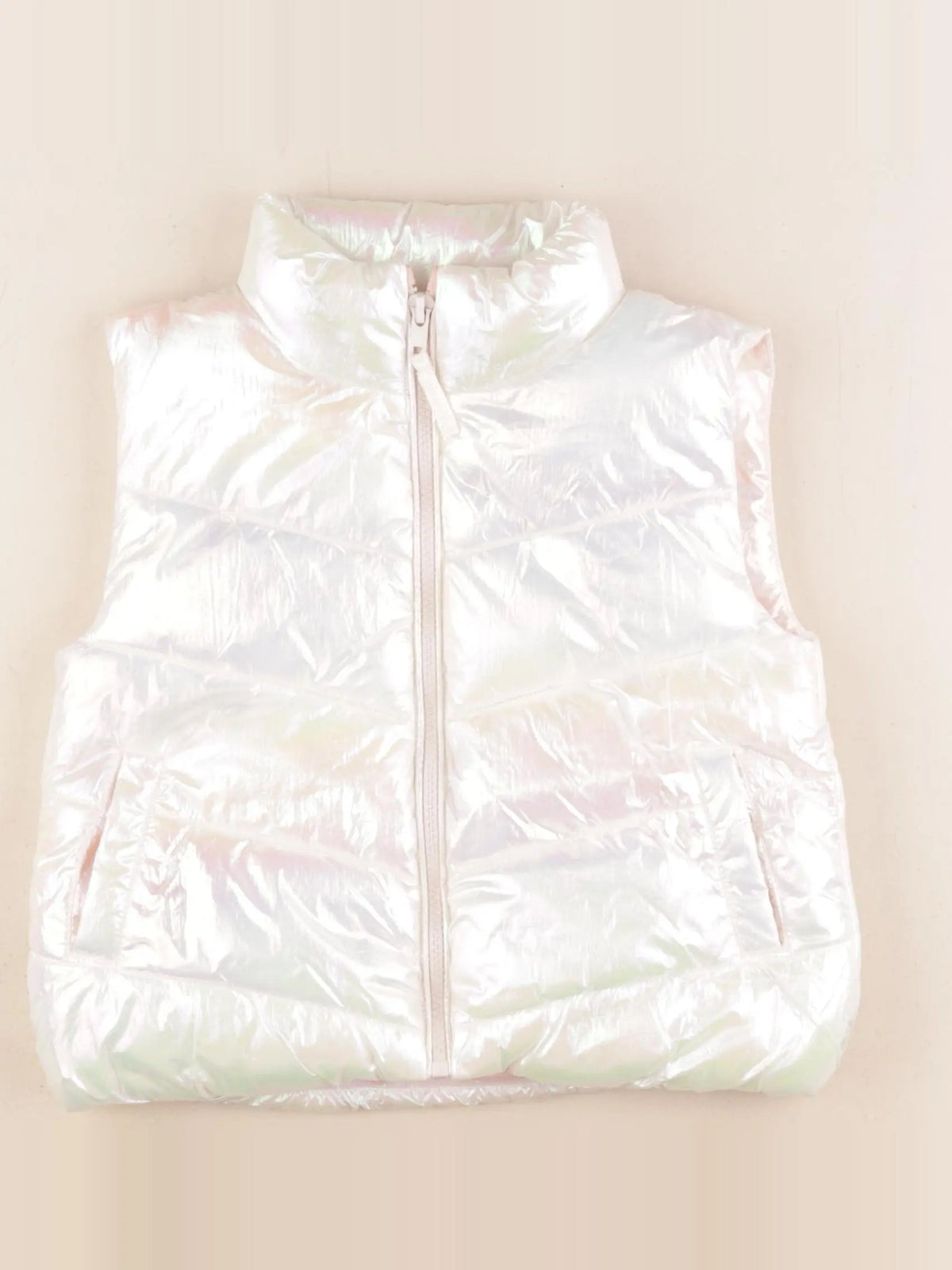 Vertbaudet - doudoune blanc - 4 ans