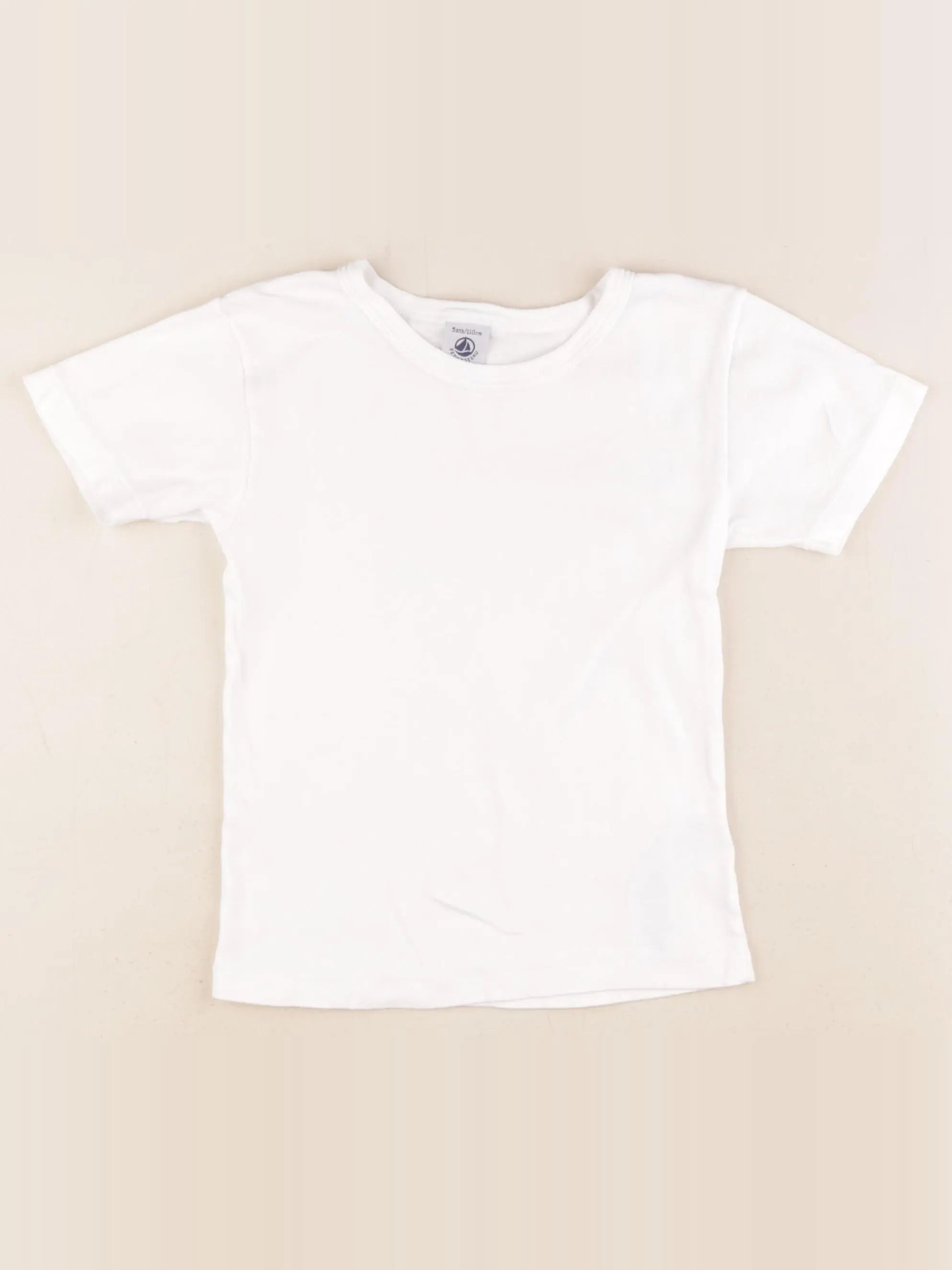 Petit Bateau - maillot de corps blanc - 5 ans
