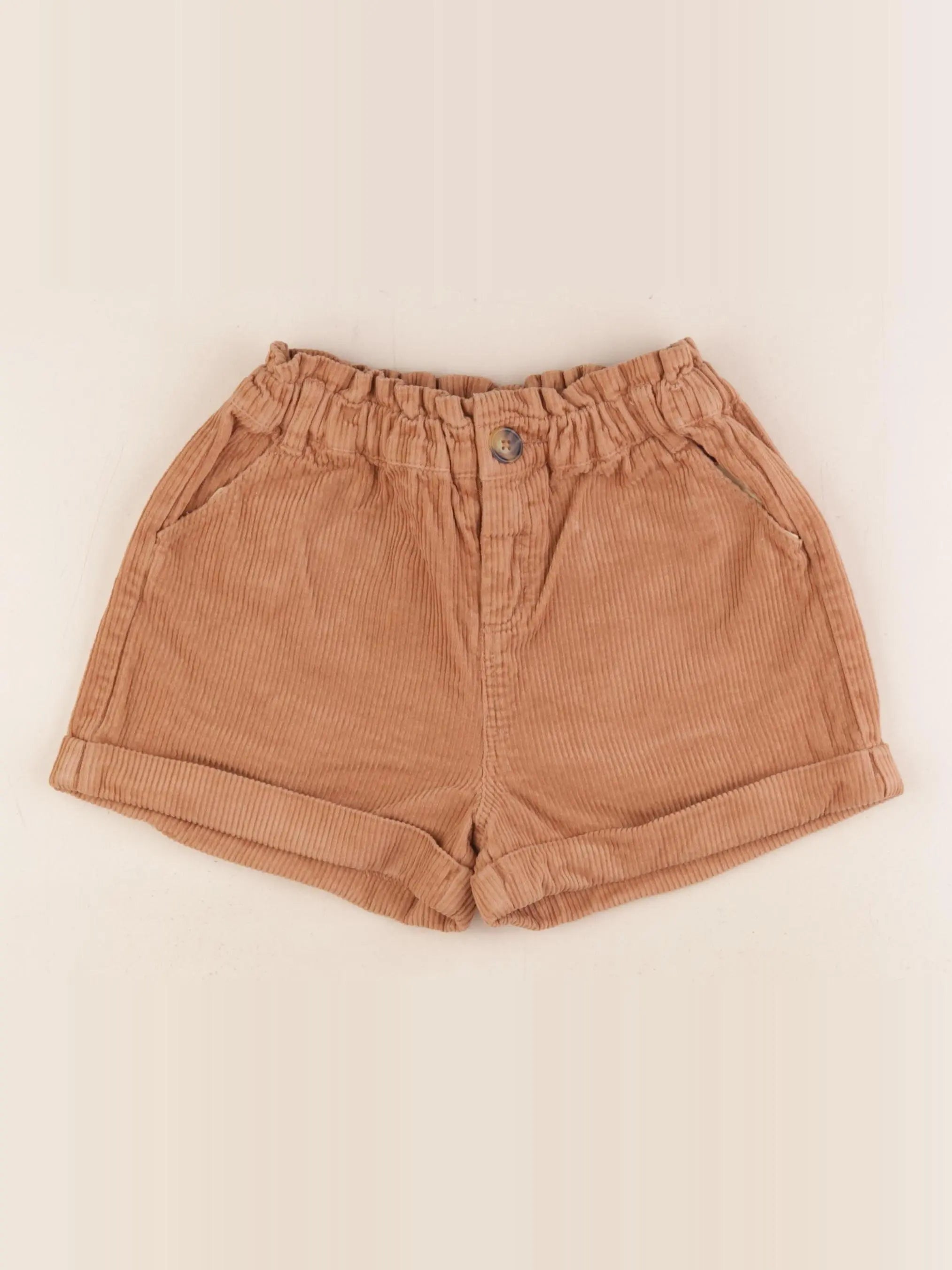 Vertbaudet - short marron - 8 ans
