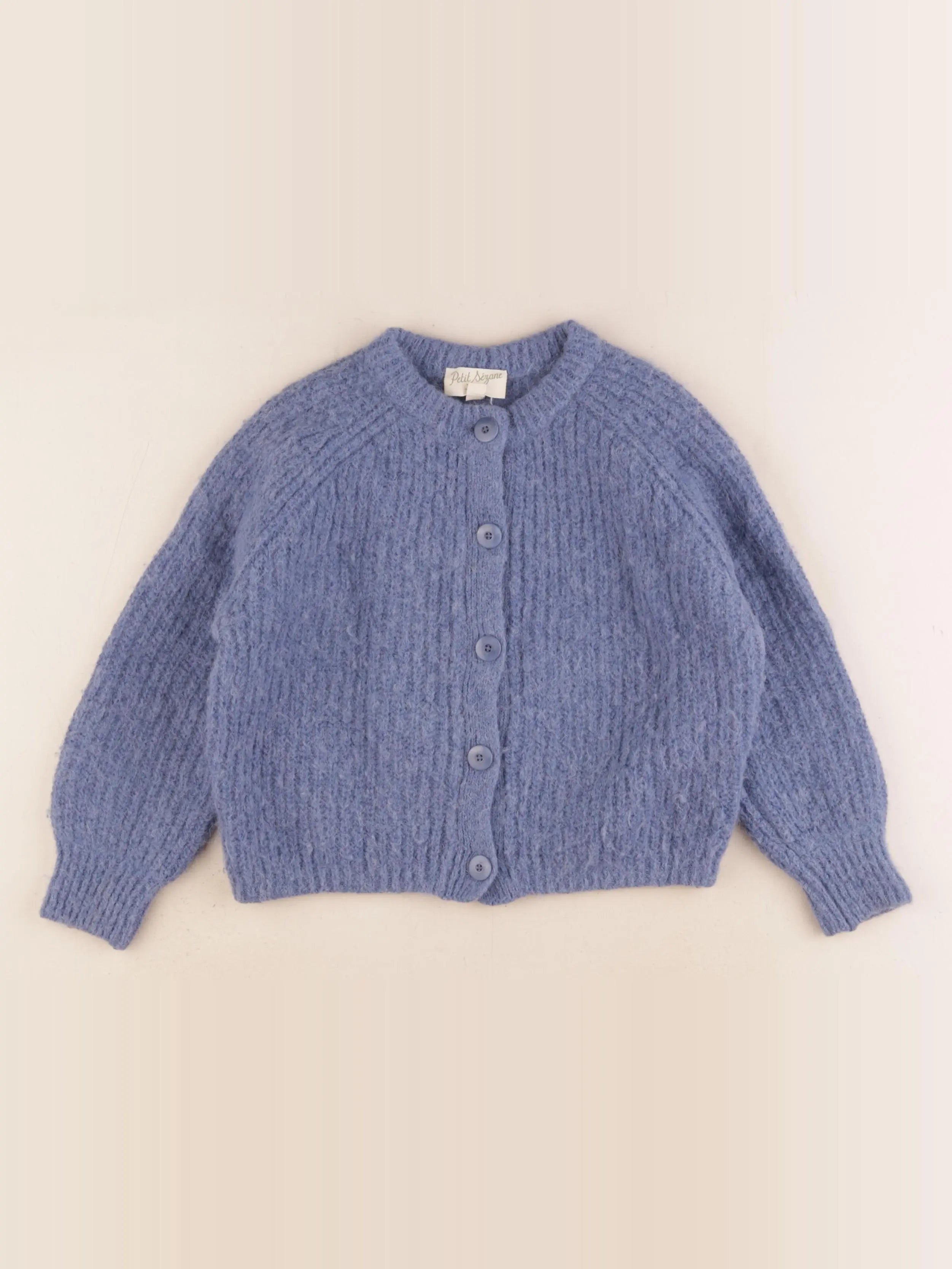 Petit Sézane  - gilet bleu - 6 ans