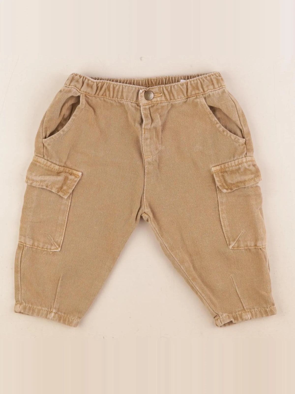 Zara - jean beige - 12/18 mois