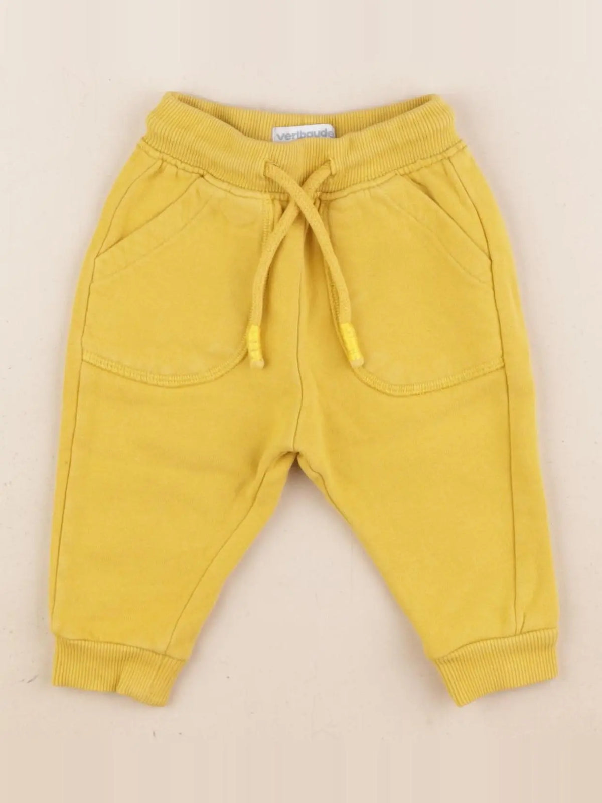 Vertbaudet - jogging jaune - 6 mois
