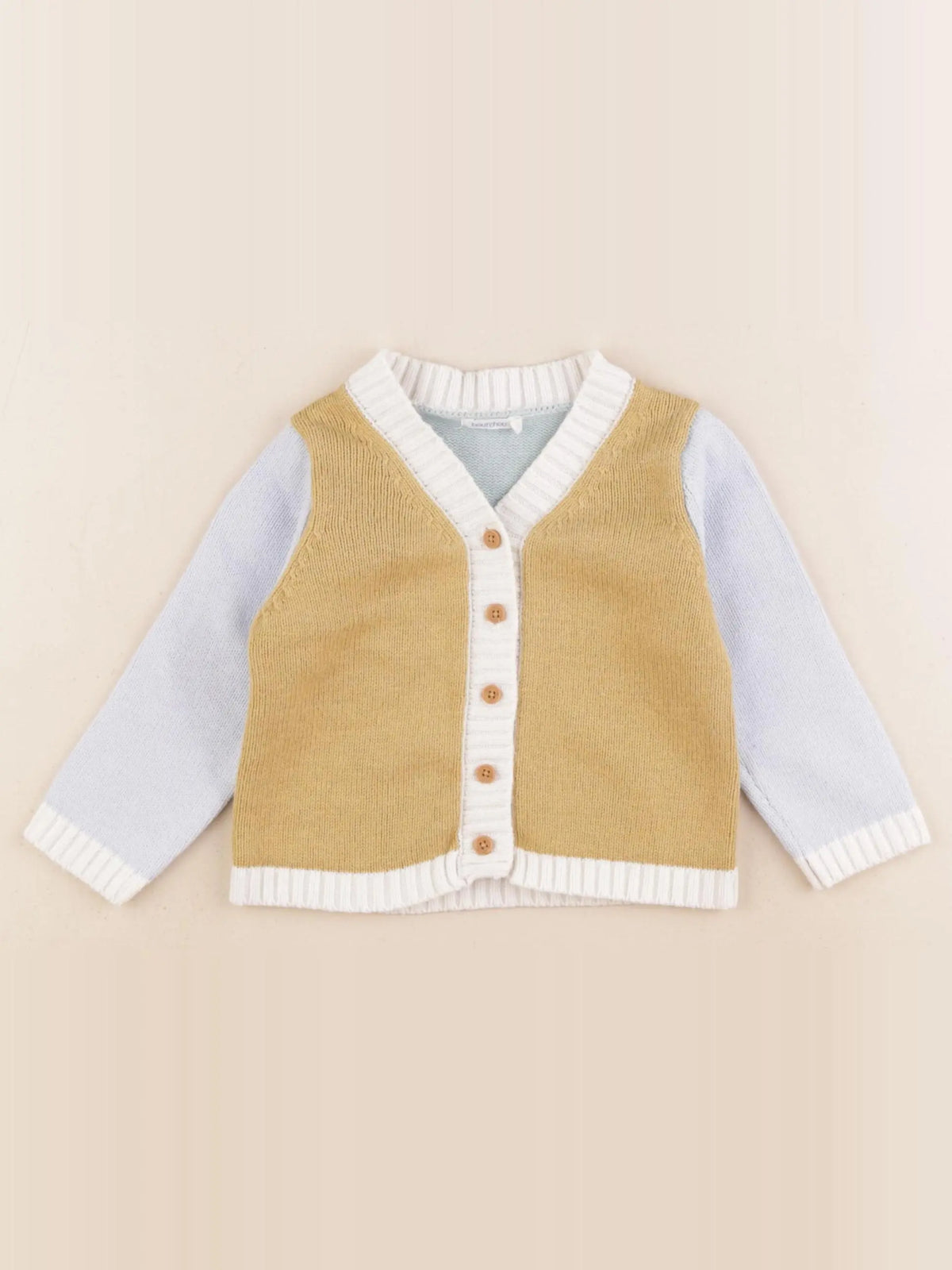 Boutchou - gilet multicolore - 6 mois