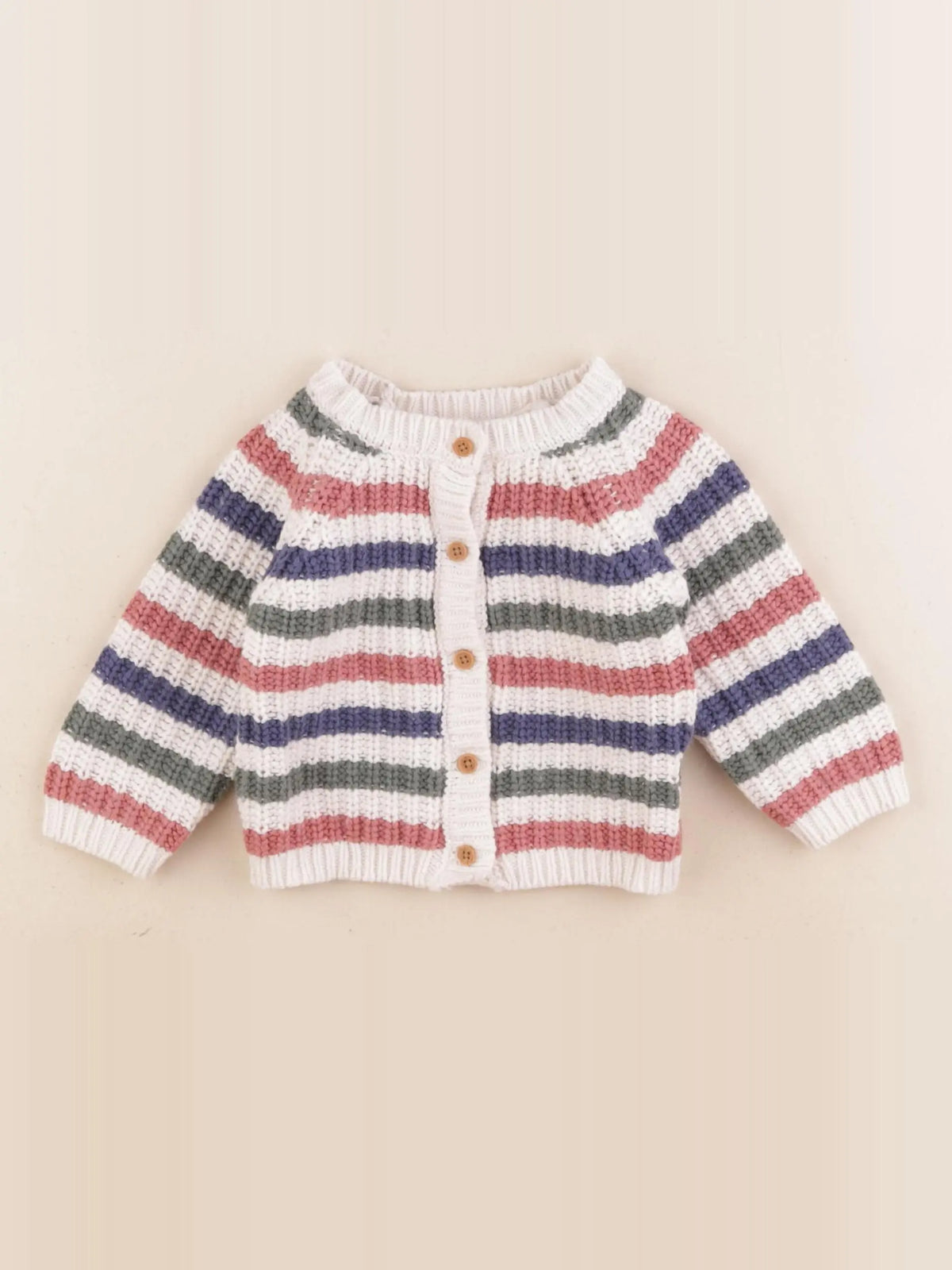 Boutchou - gilet multicolore - 9 mois