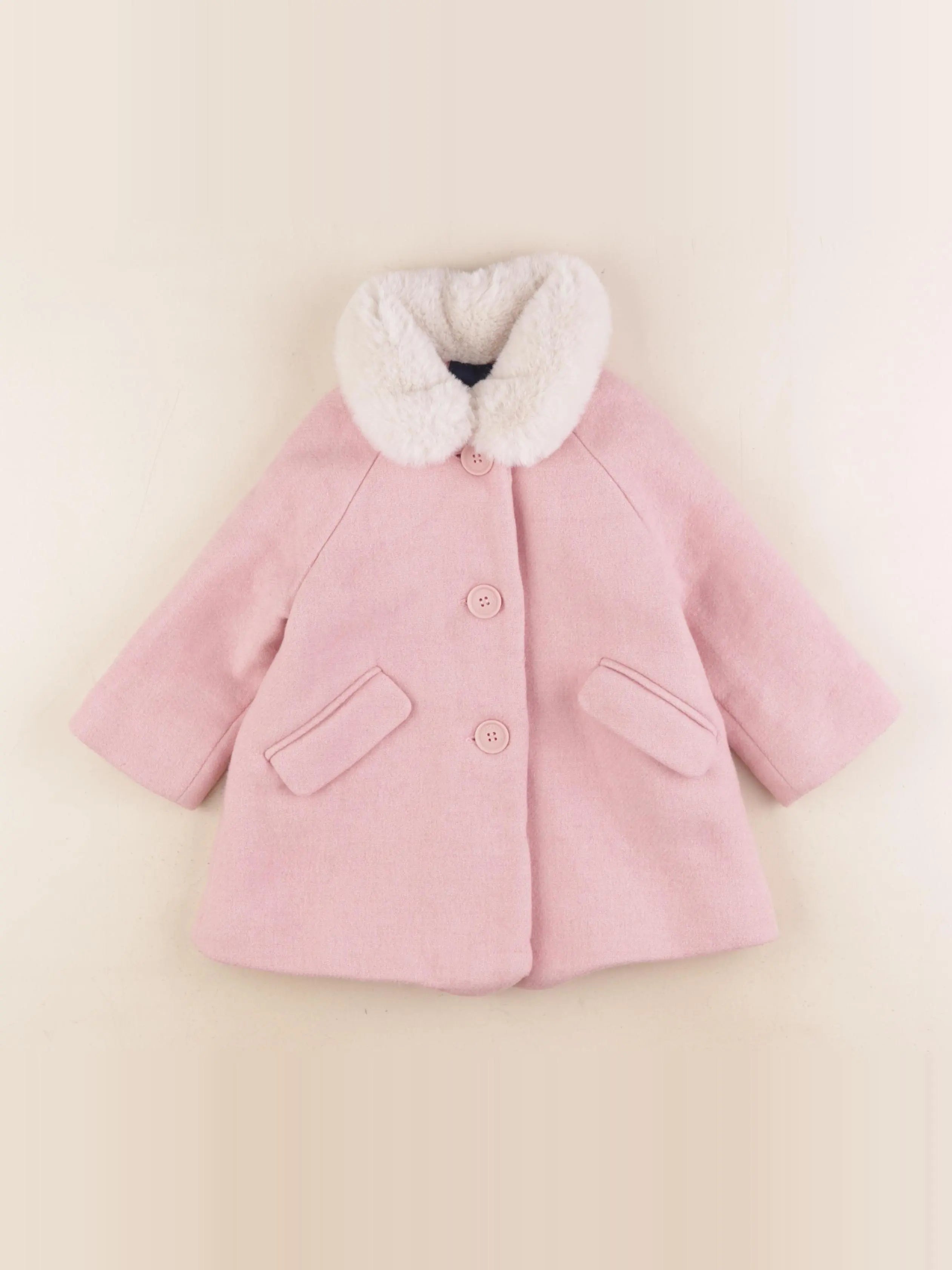Jacadi - manteau rose - 18 mois