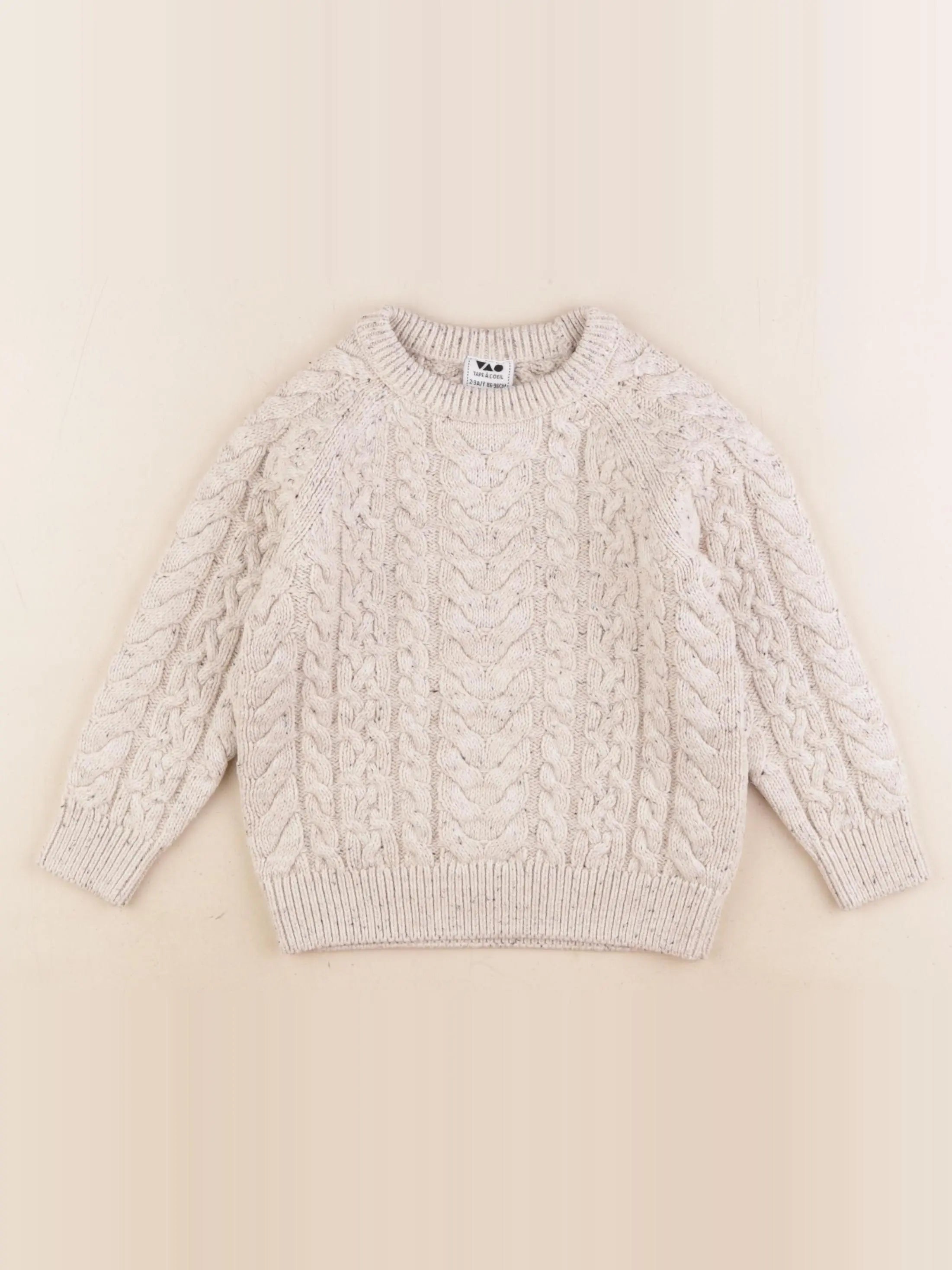 Tape à l'oeil - pull beige - 2/3 ans
