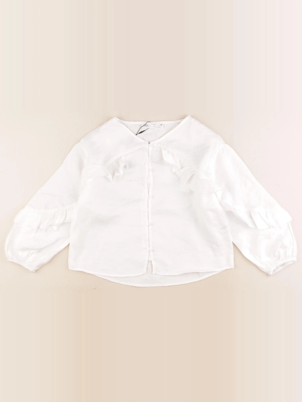 Zara - blouse blanc - 8 ans