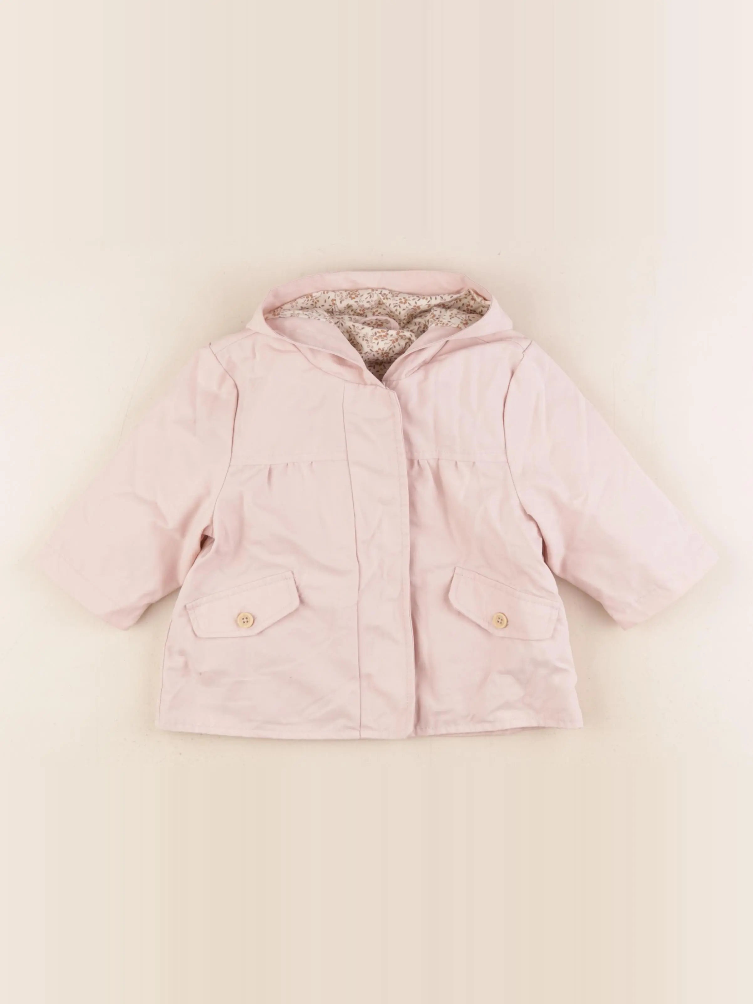 Vertbaudet - parka rose - 6 mois