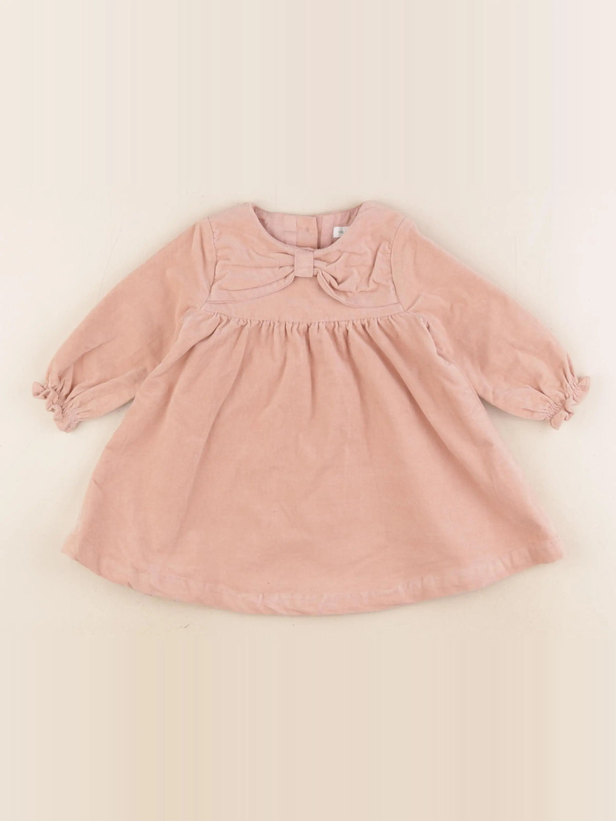 Vertbaudet - robe rose - 9 mois