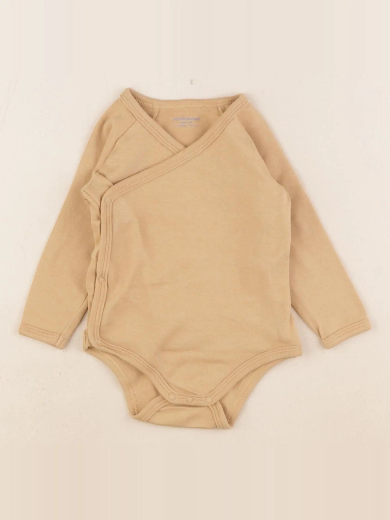 Vertbaudet - body jaune - 12 mois
