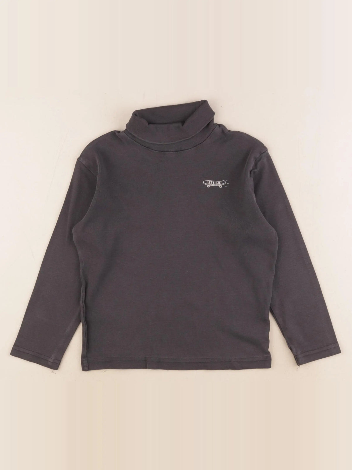 Vertbaudet - sous-pull gris - 6 ans