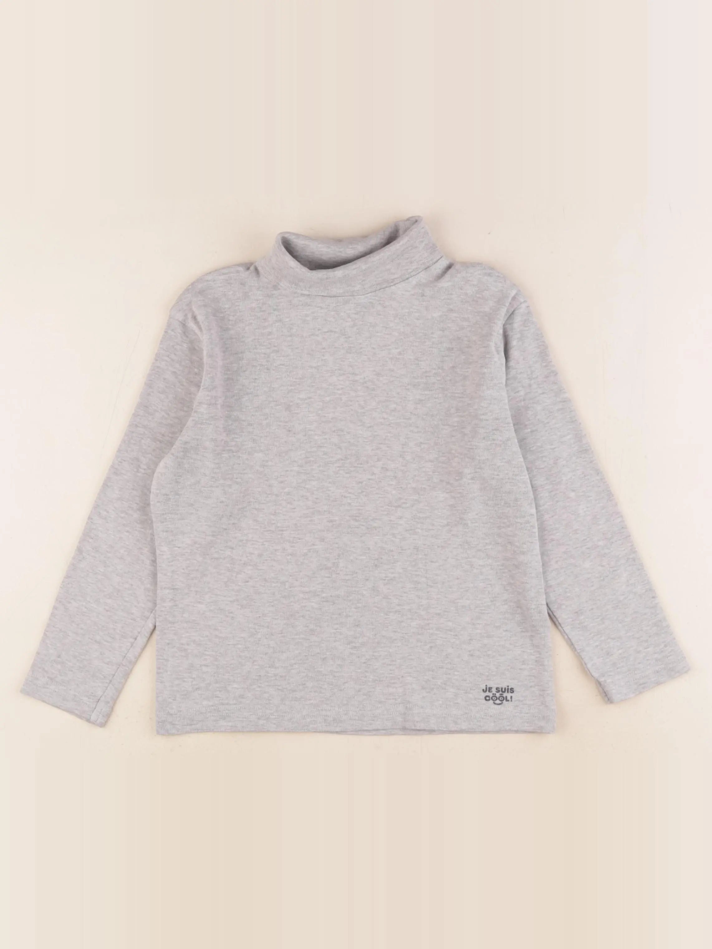 Vertbaudet - sous-pull gris - 6 ans