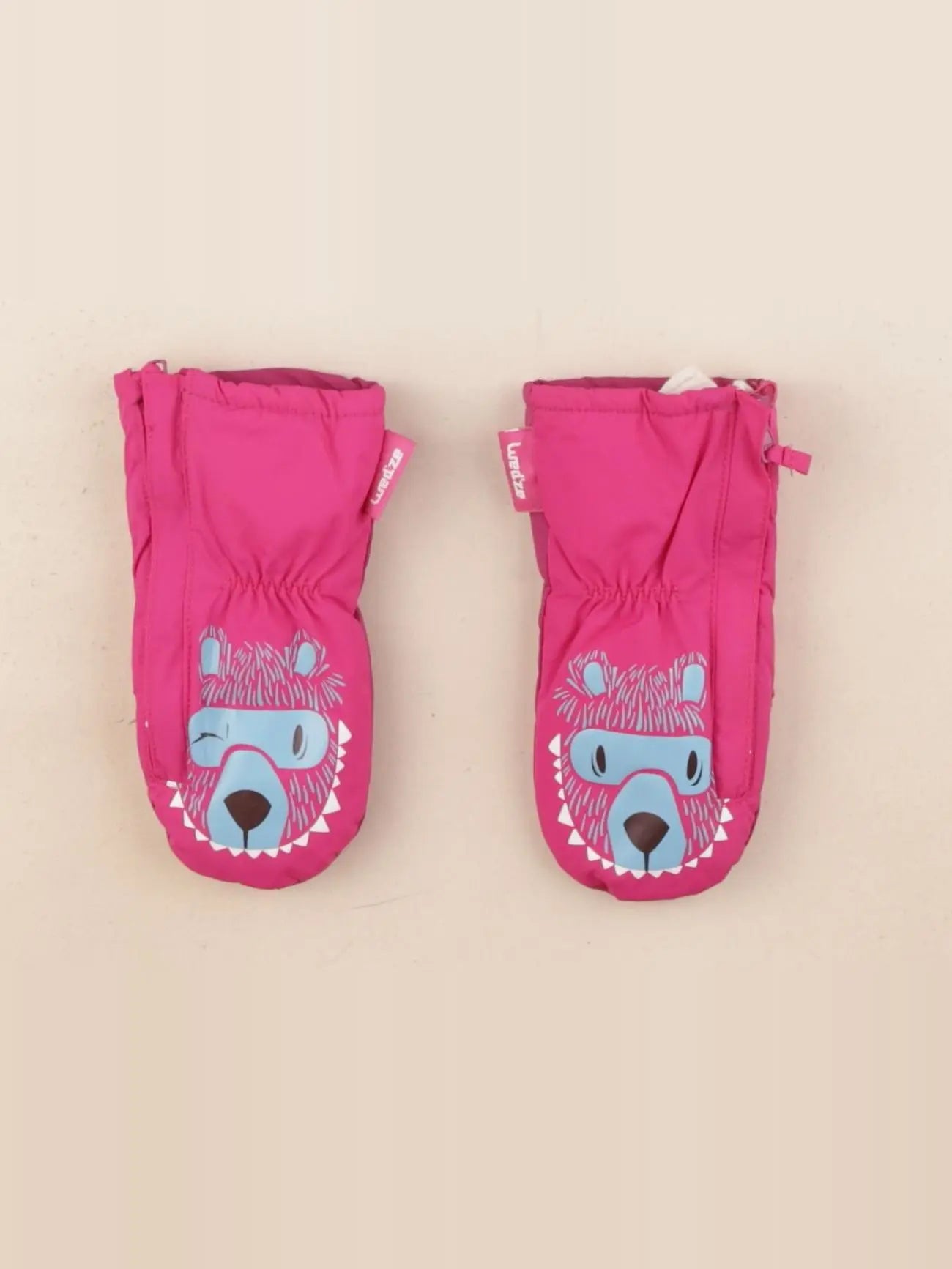 Decathlon ski - moufles de ski rose - 3/4 ans