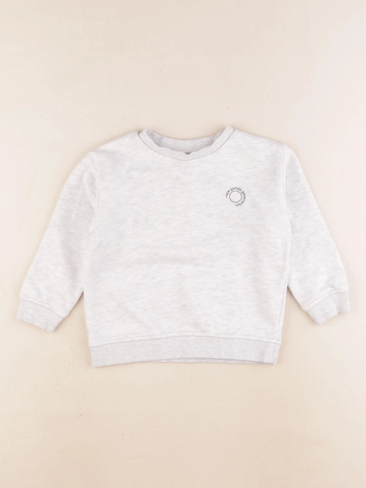 Zara - sweat gris - 18/24 mois