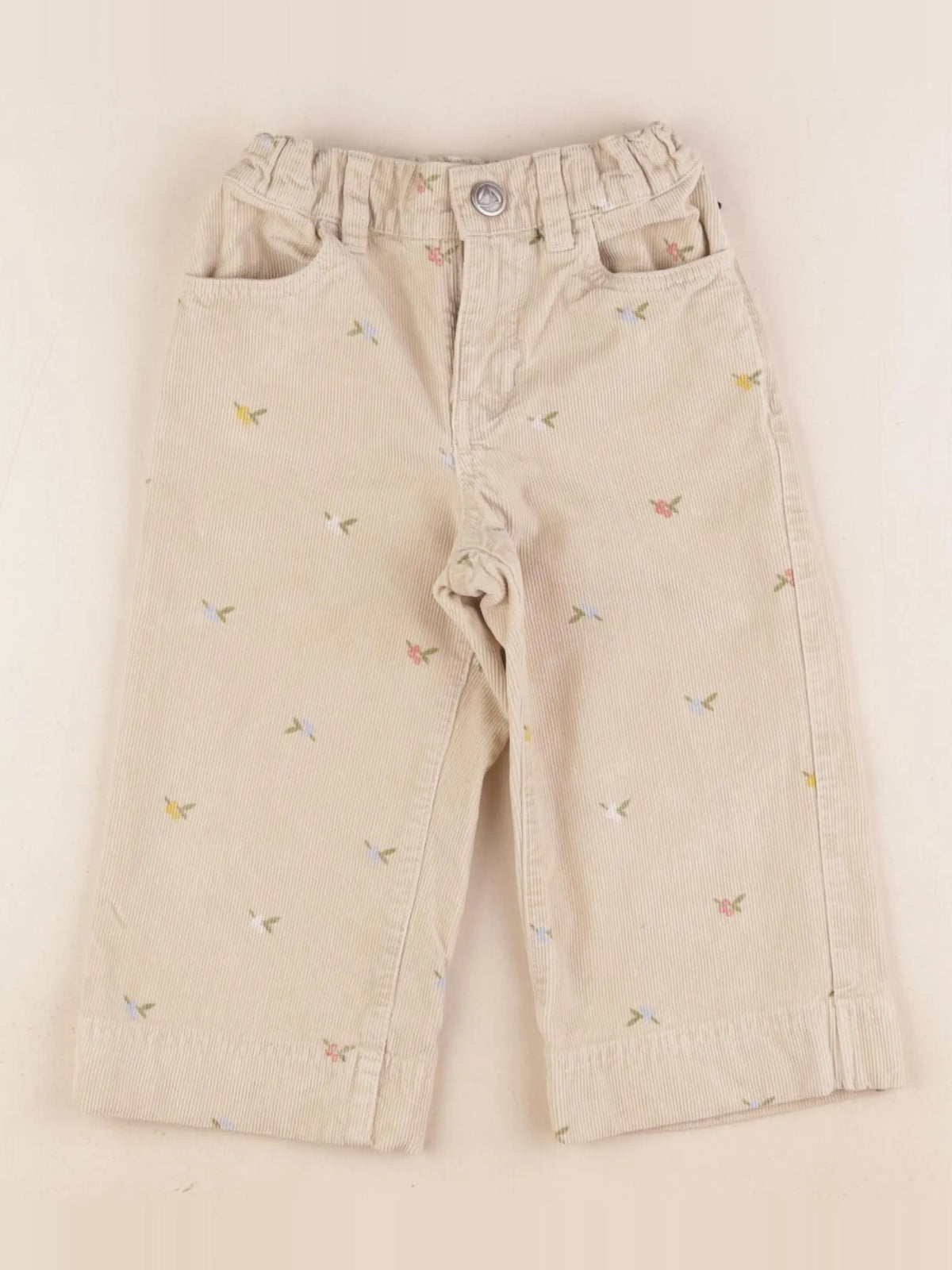 Petit Bateau - pantalon beige - 3 ans