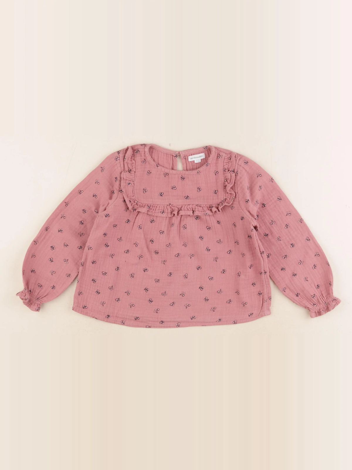 Vertbaudet - blouse rose - 4 ans