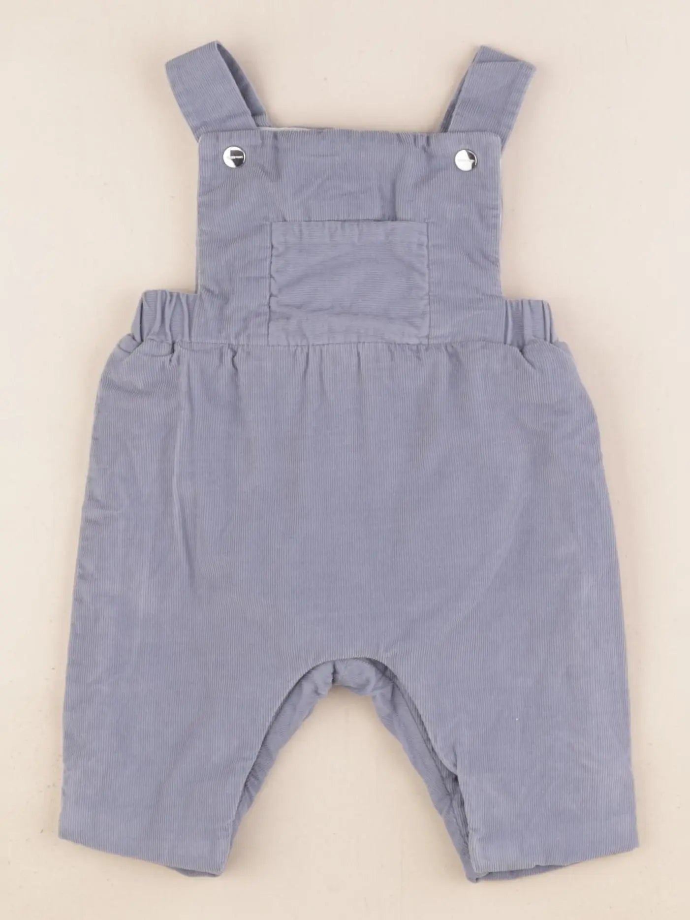 Jacadi - salopette doublé bleu - 3 mois
