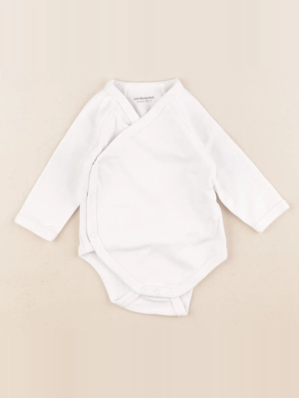 Vertbaudet - body blanc - 3 mois