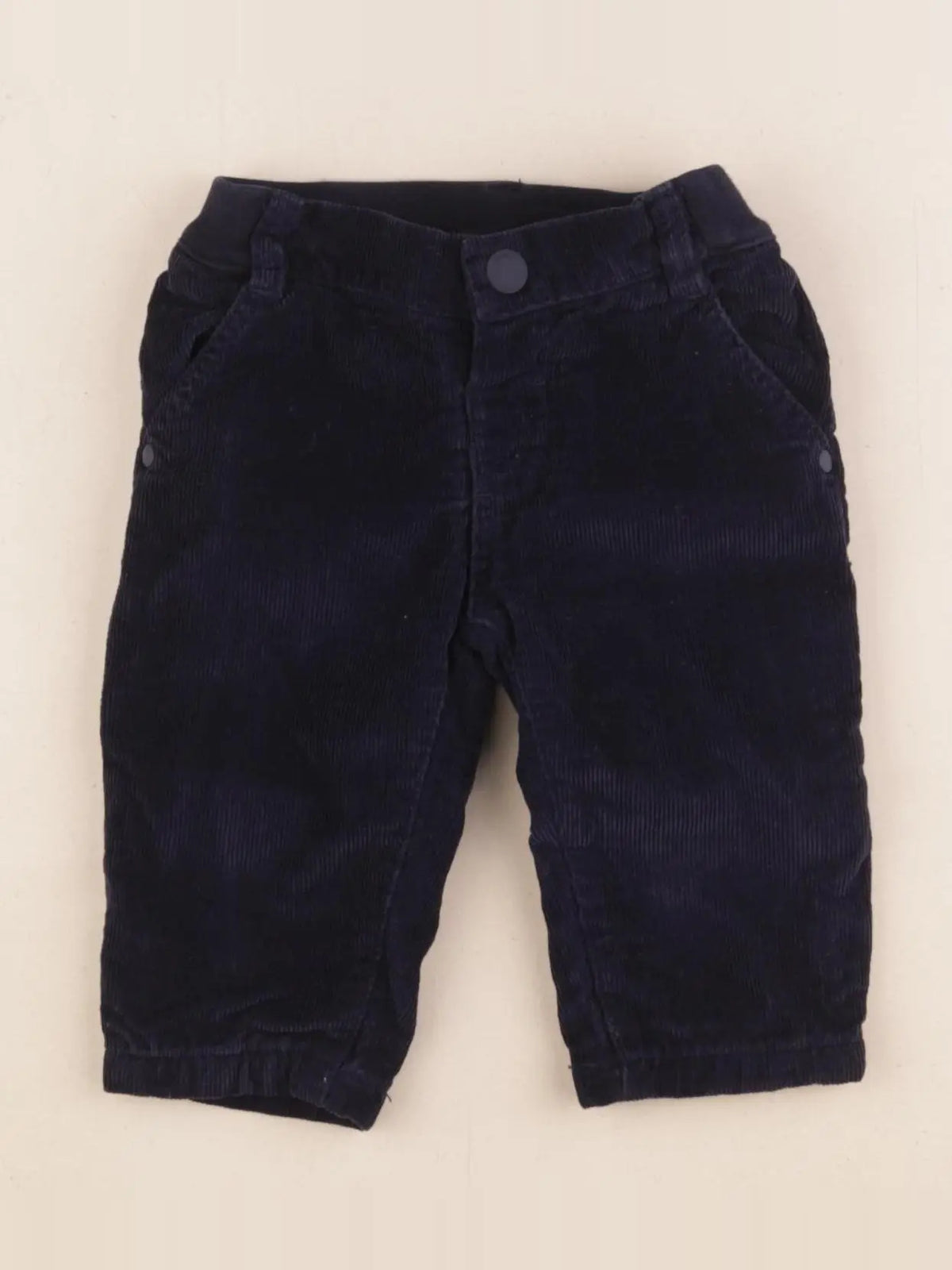 Jacadi - pantalon doublé bleu - 6 mois