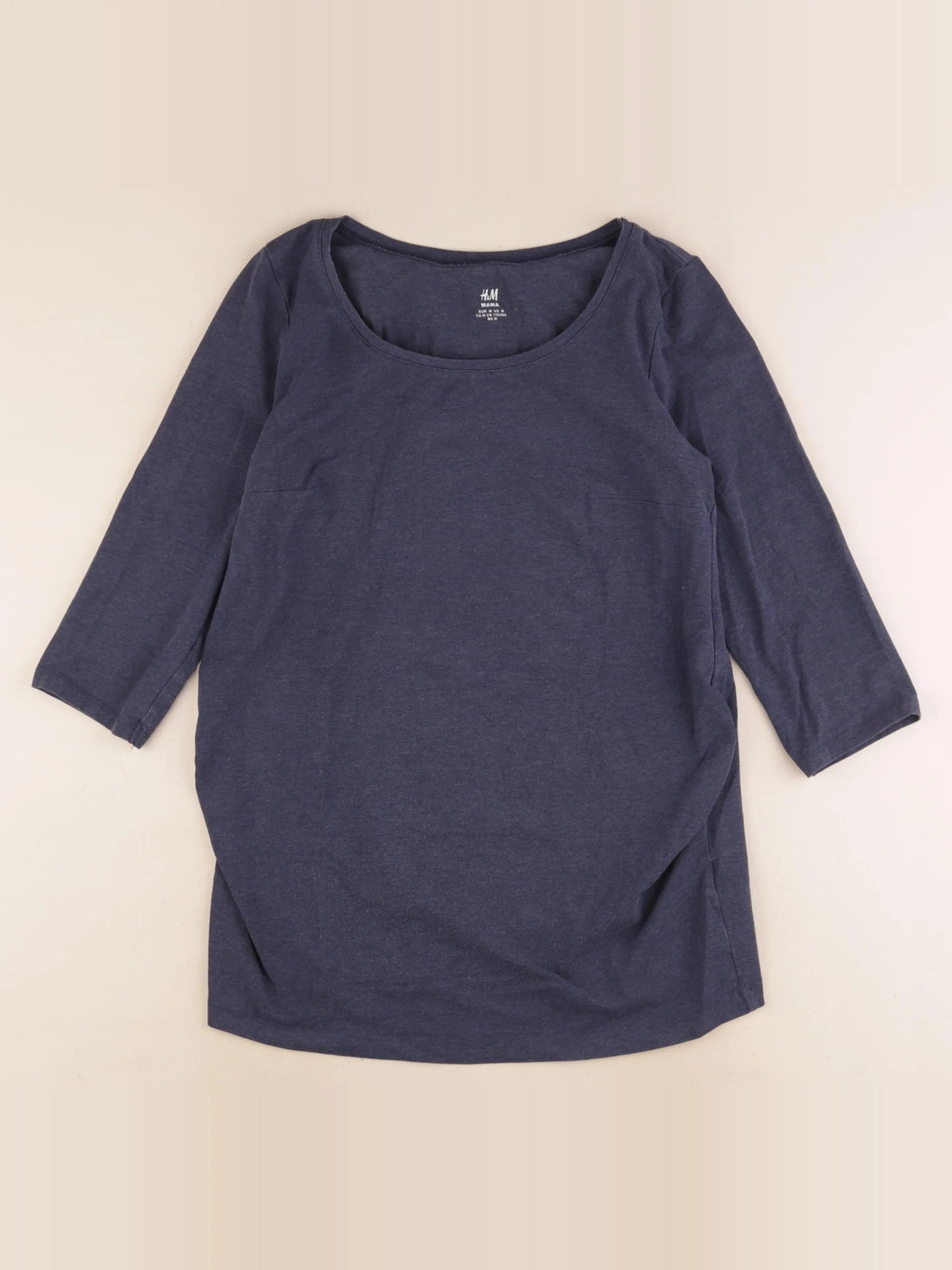 H&M - tee-shirt grossesse bleu - m