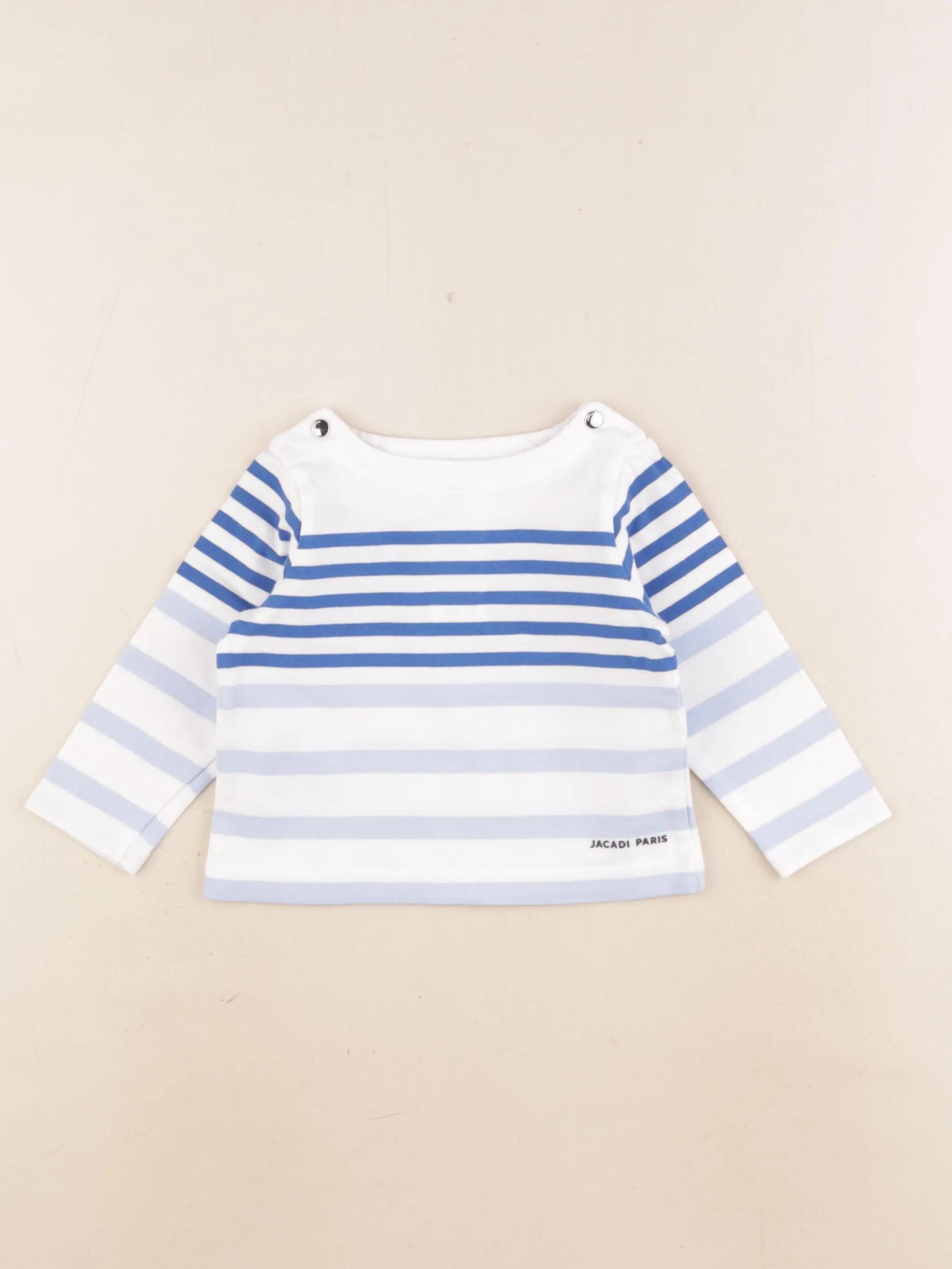 Jacadi - tee-shirt bleu - 12 mois