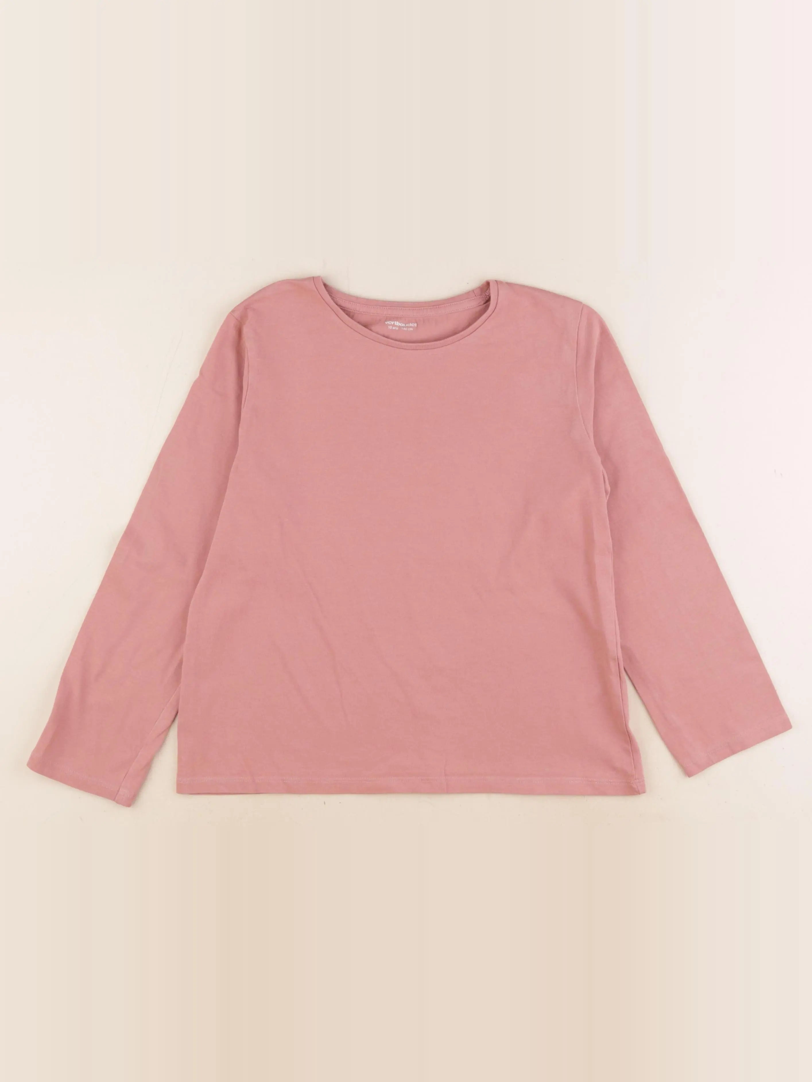 Vertbaudet - tee-shirt rose - 10 ans
