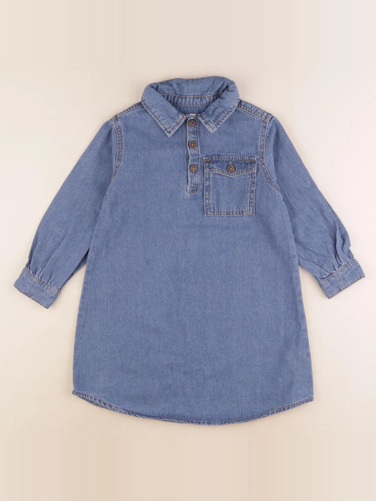 Vertbaudet - robe bleu - 6 ans