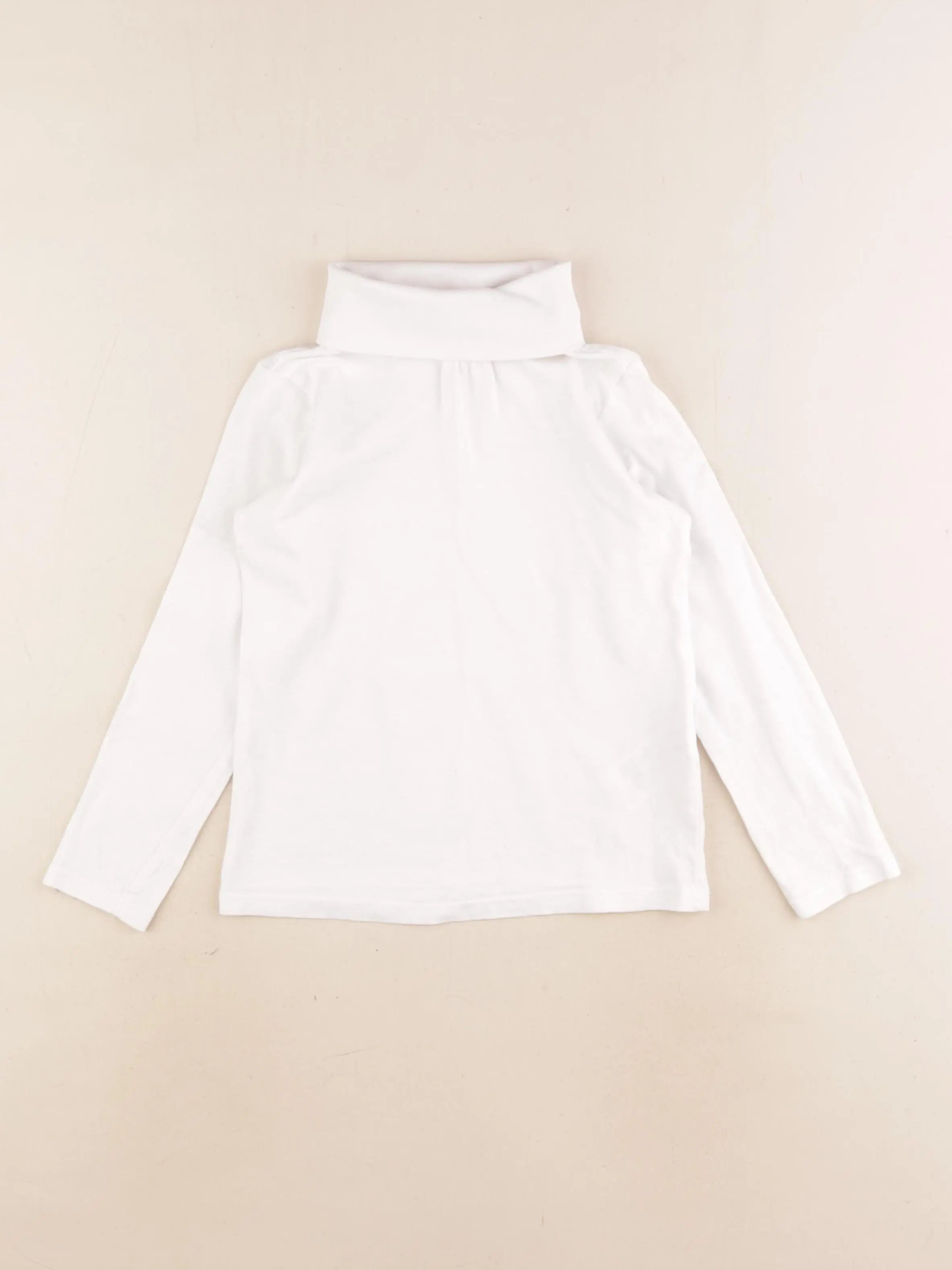 Vertbaudet - sous-pull blanc - 6 ans