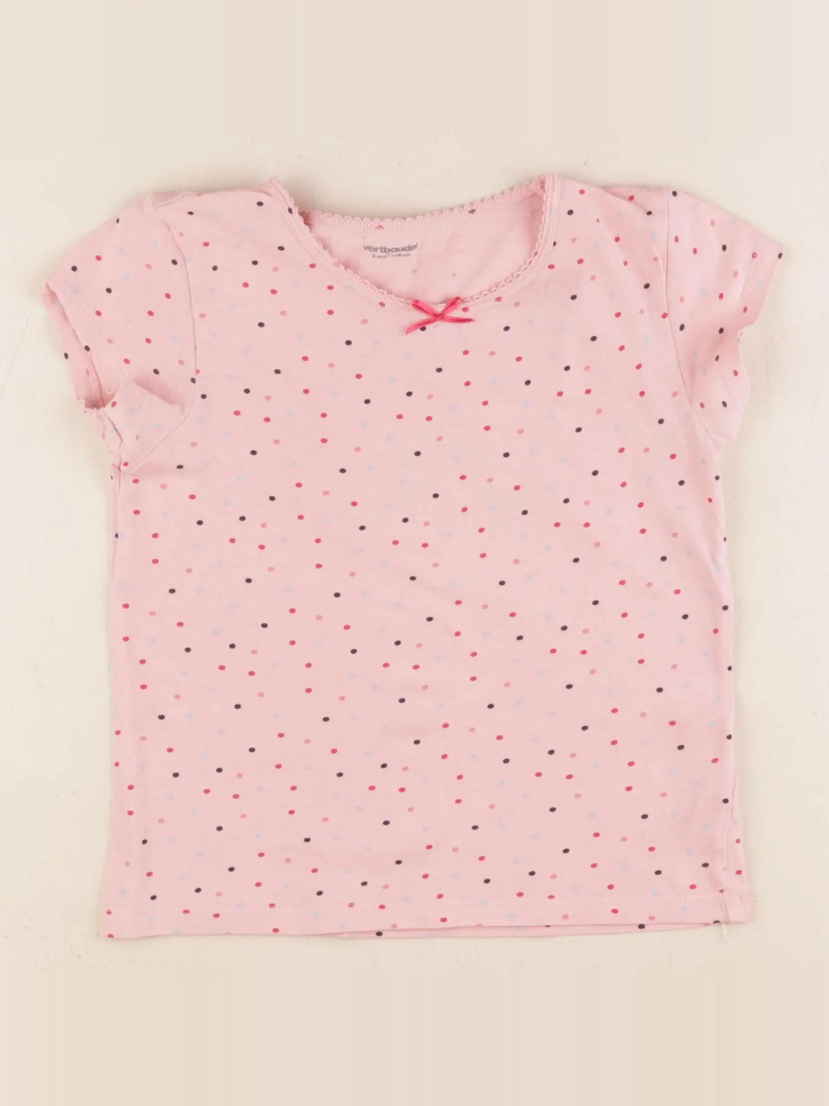 Vertbaudet - maillot de corps rose - 8 ans