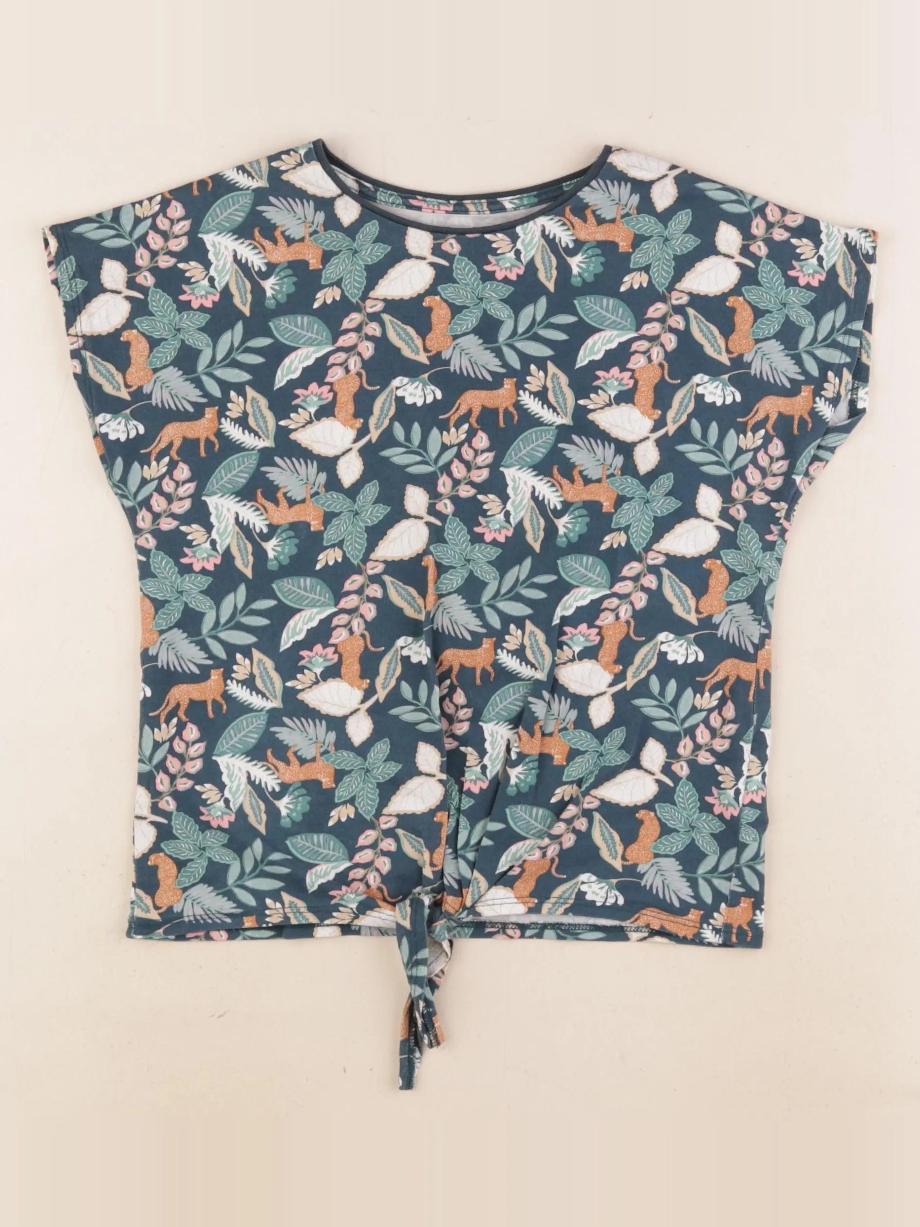 Vertbaudet - tee-shirt multicolore - 8 ans