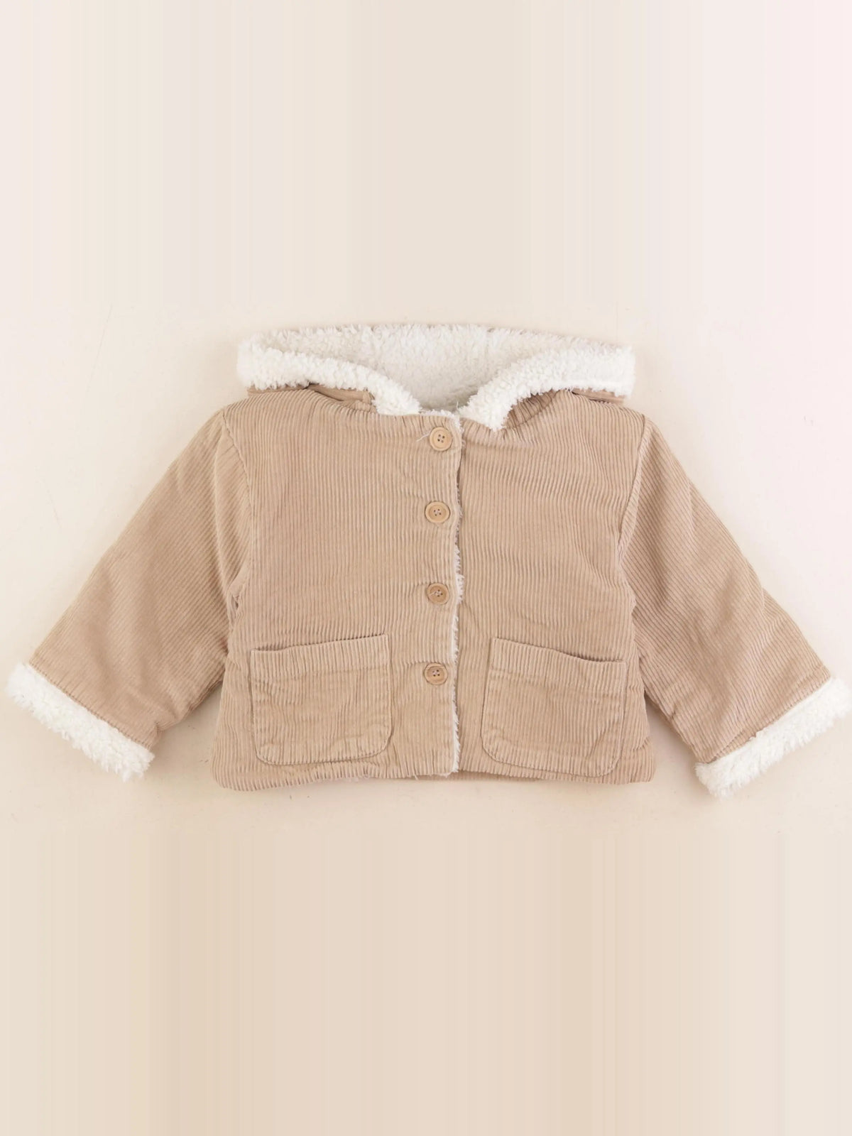 Marlot Paris - veste doublé marron - 18 mois