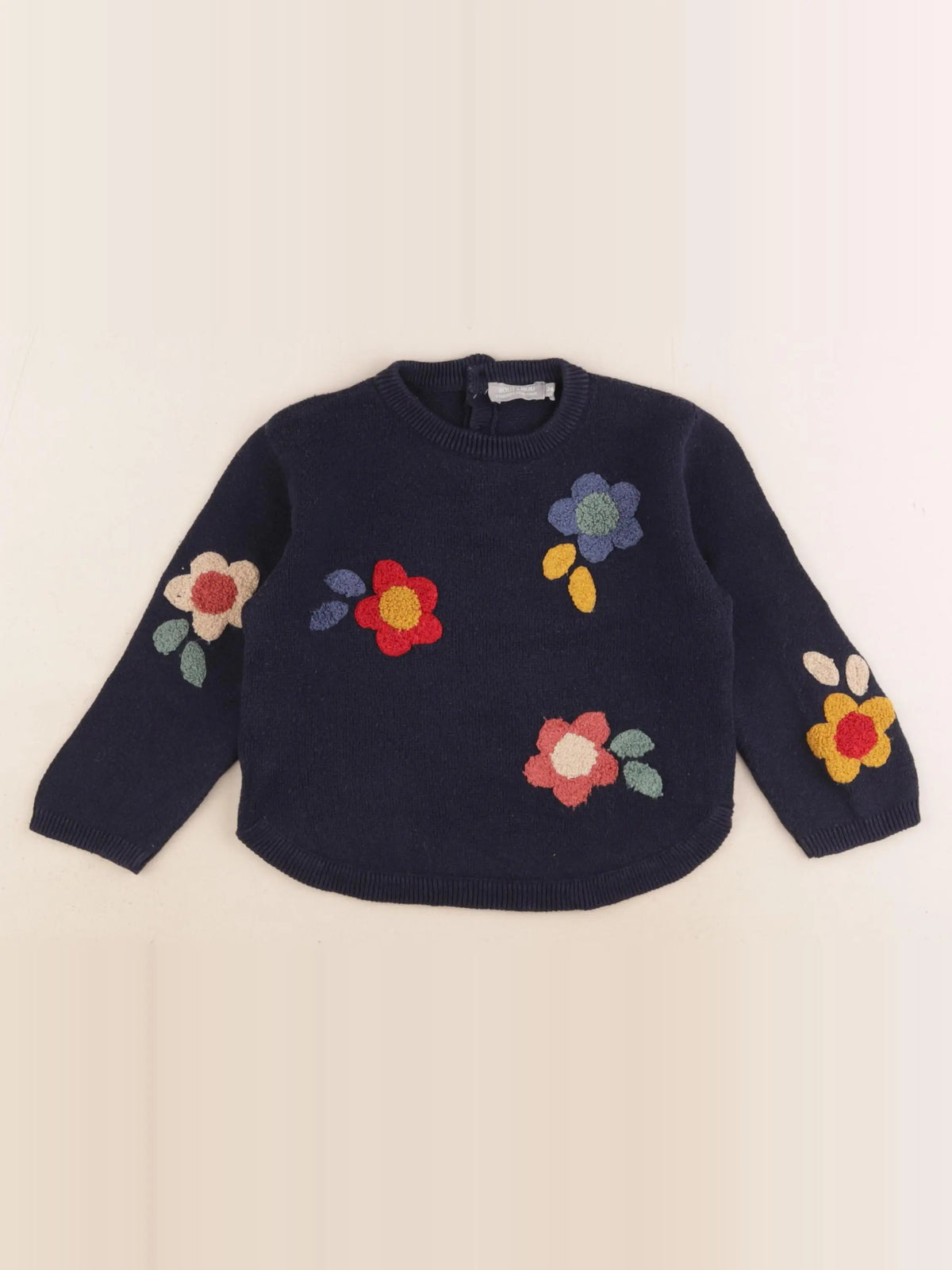 Boutchou - pull bleu - 24 mois