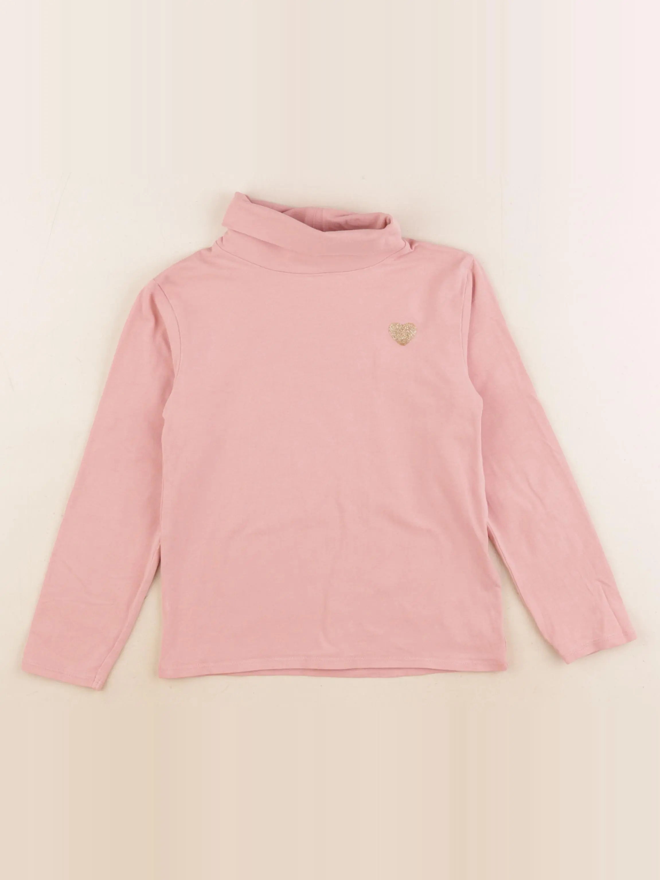 Vertbaudet - sous-pull rose - 6 ans