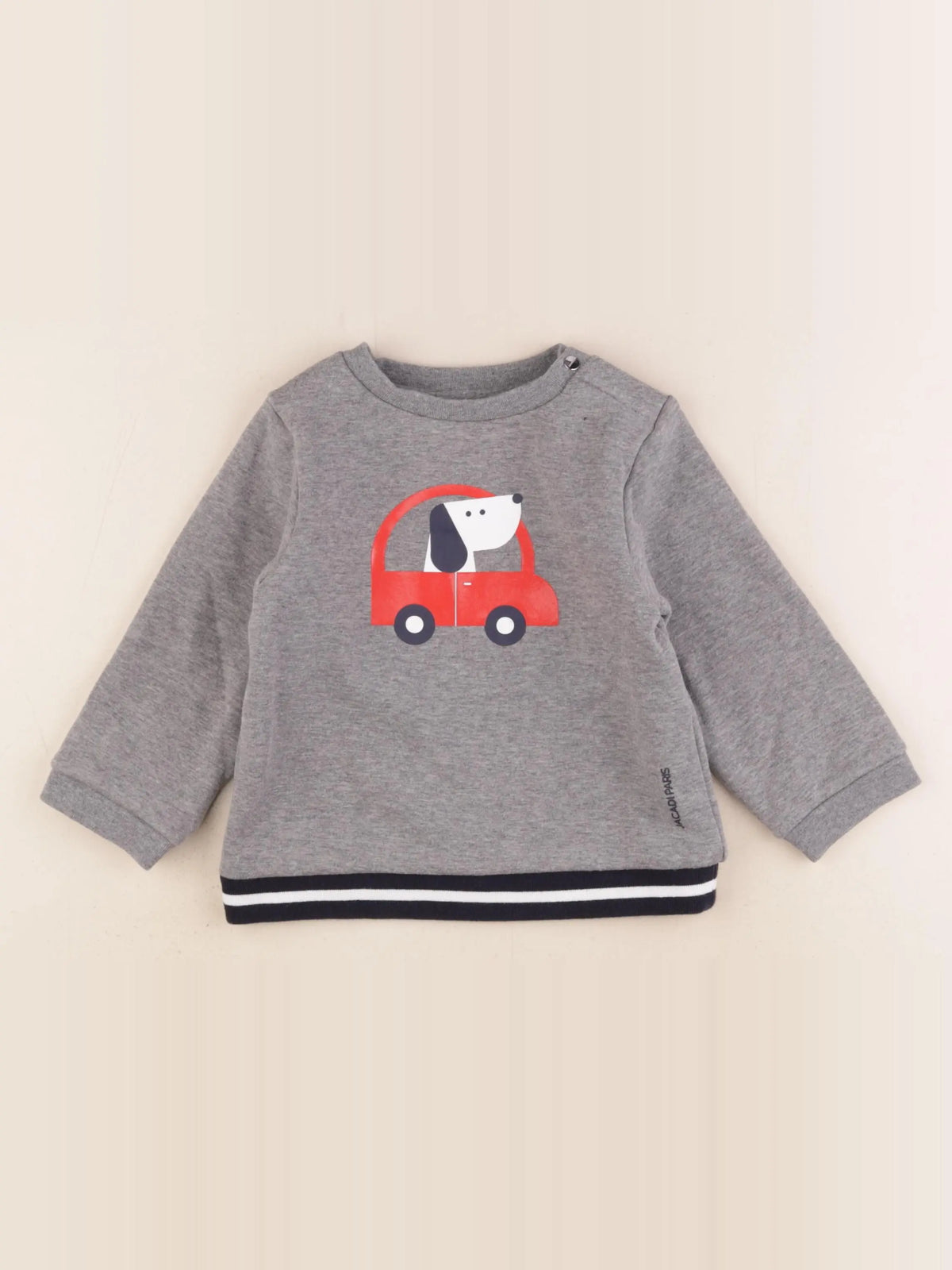 Jacadi - sweat gris - 36 mois