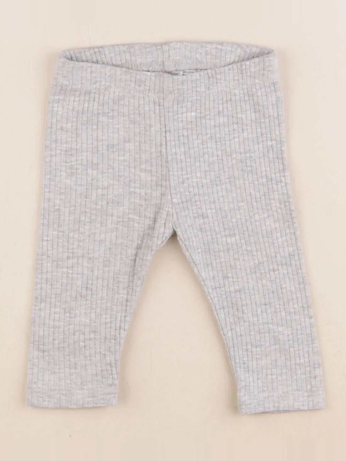 H&M - legging gris - 2/4 mois
