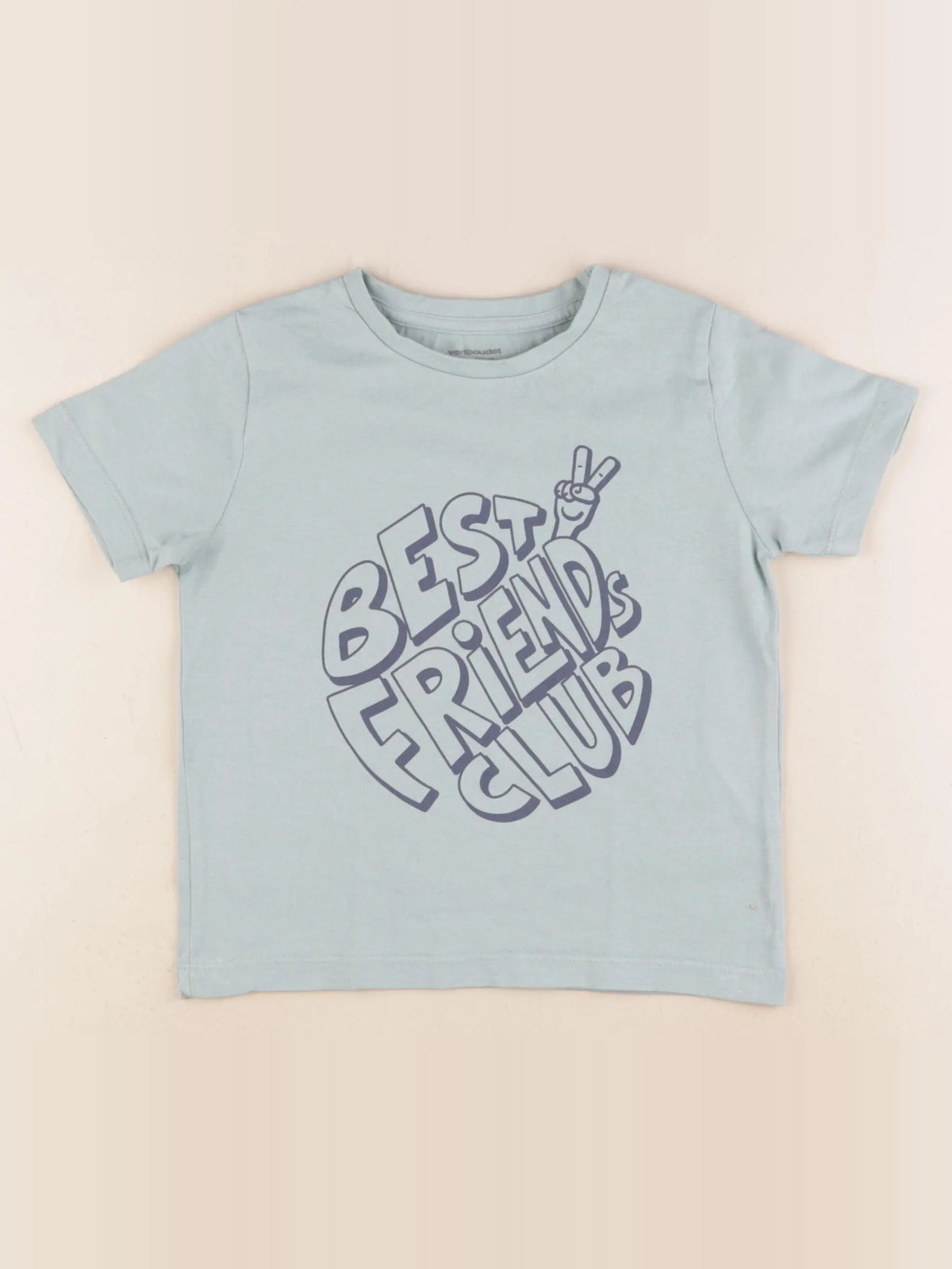 Vertbaudet - tee-shirt vert - 5 ans