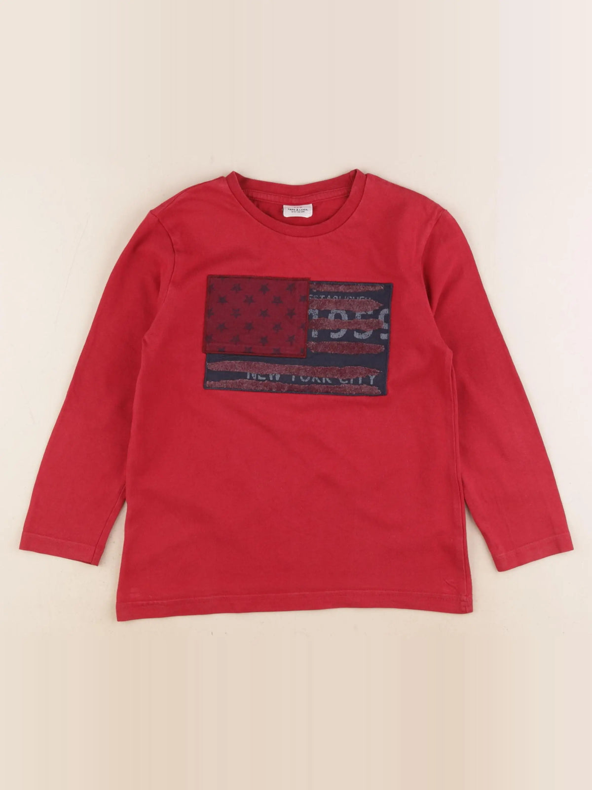Tape à l'oeil - tee-shirt rouge - 8 ans