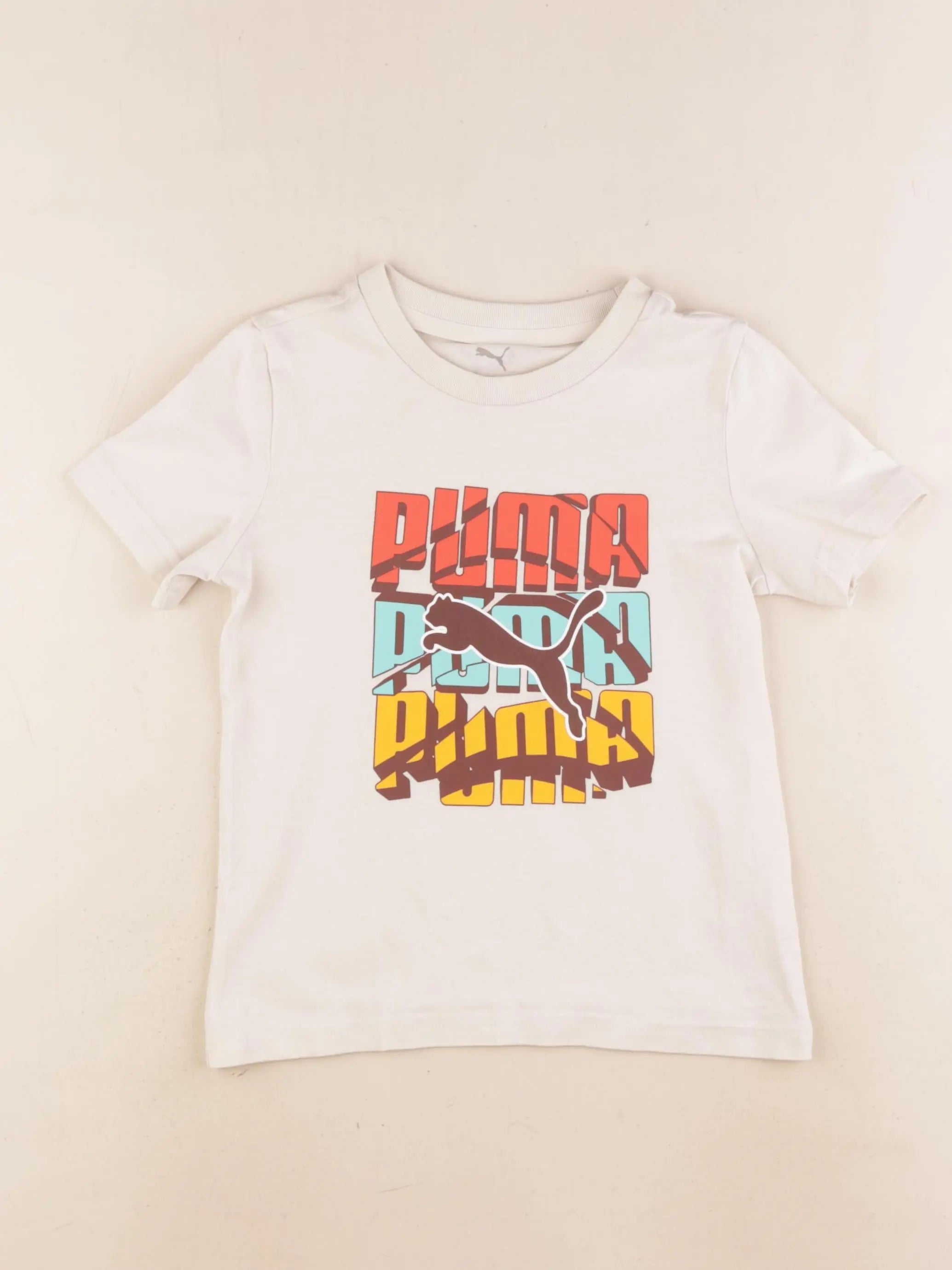Puma - tee-shirt multicolore - 5/6 ans