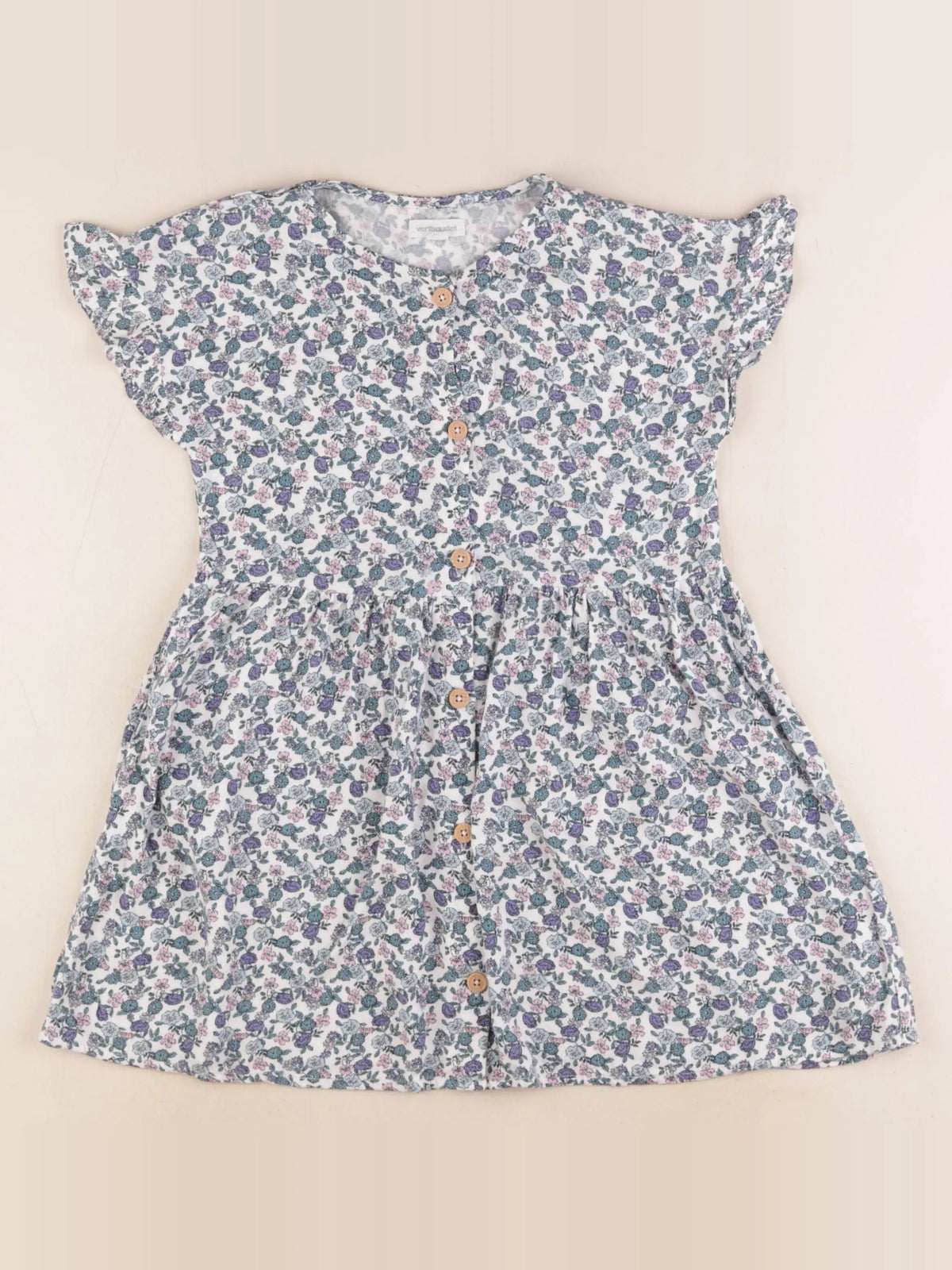 Vertbaudet - robe multicolore - 5 ans