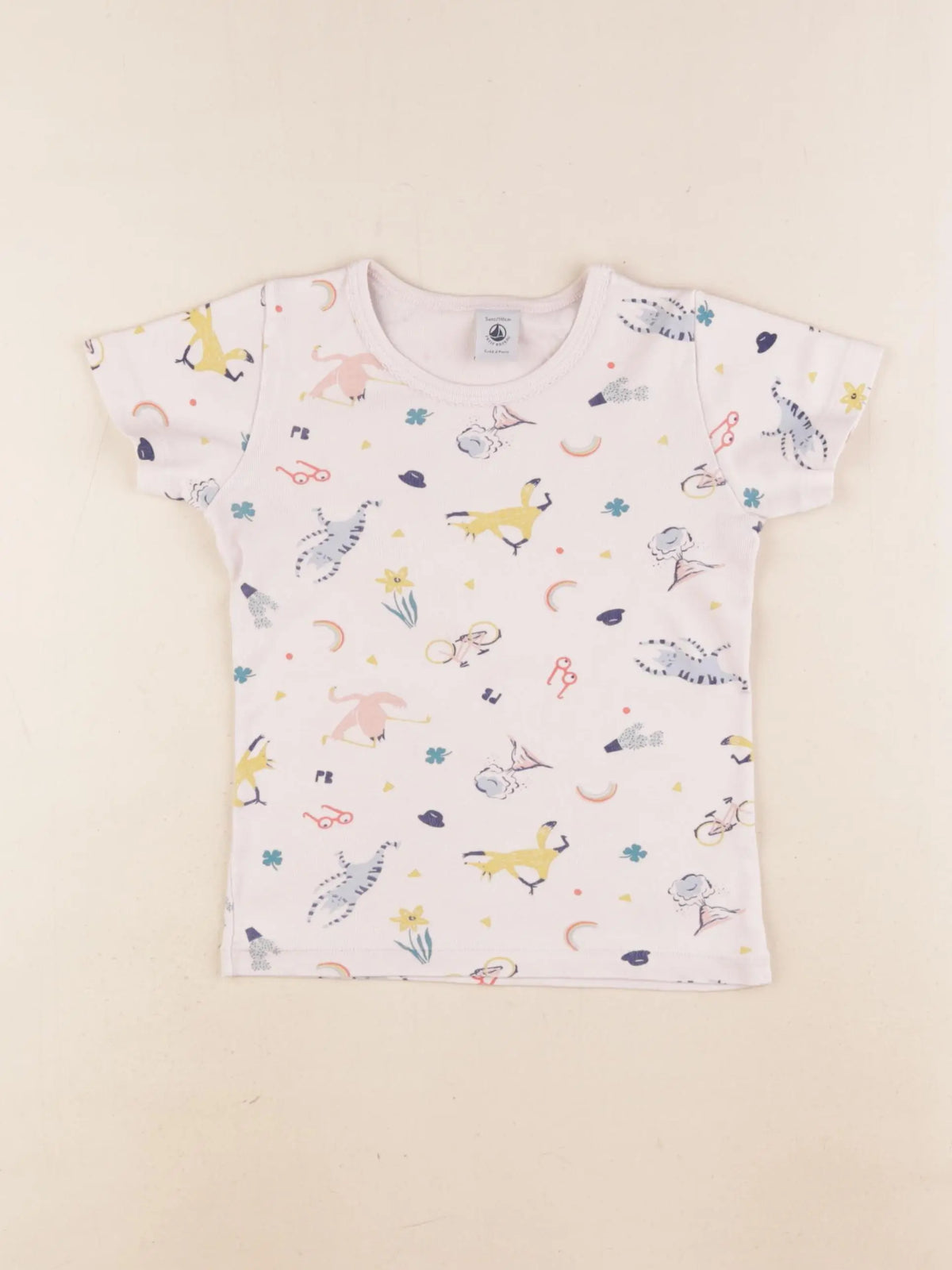 Petit Bateau - maillot de corps rose - 5 ans