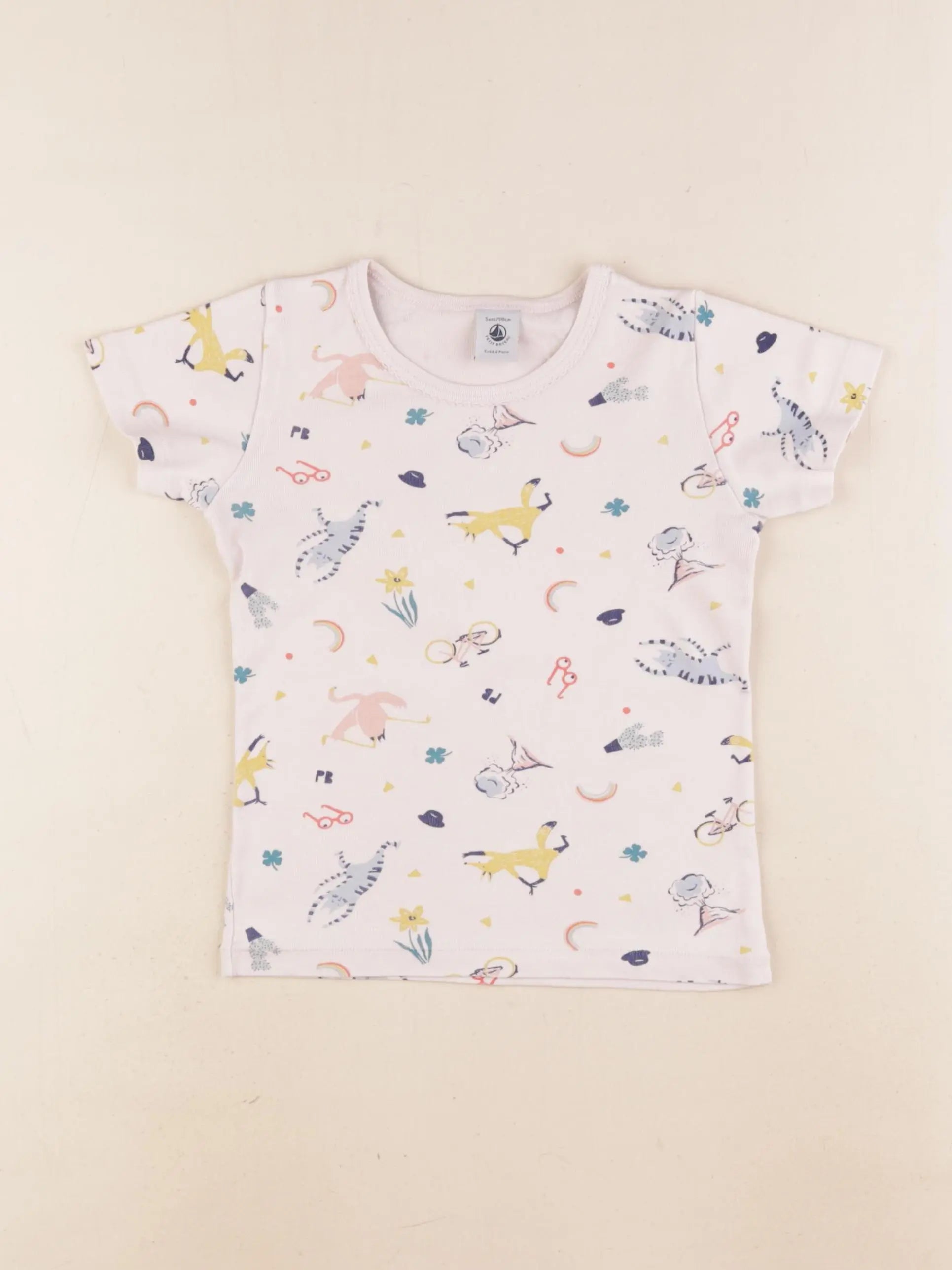 Petit Bateau - maillot de corps rose - 5 ans