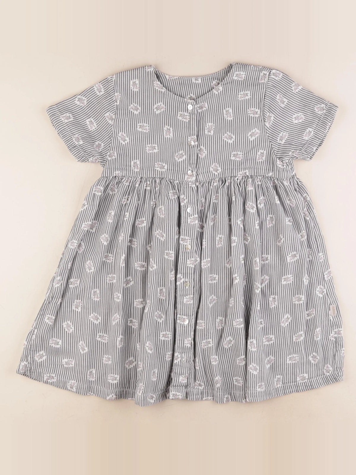 Poudre Organic - robe gris - 8 ans