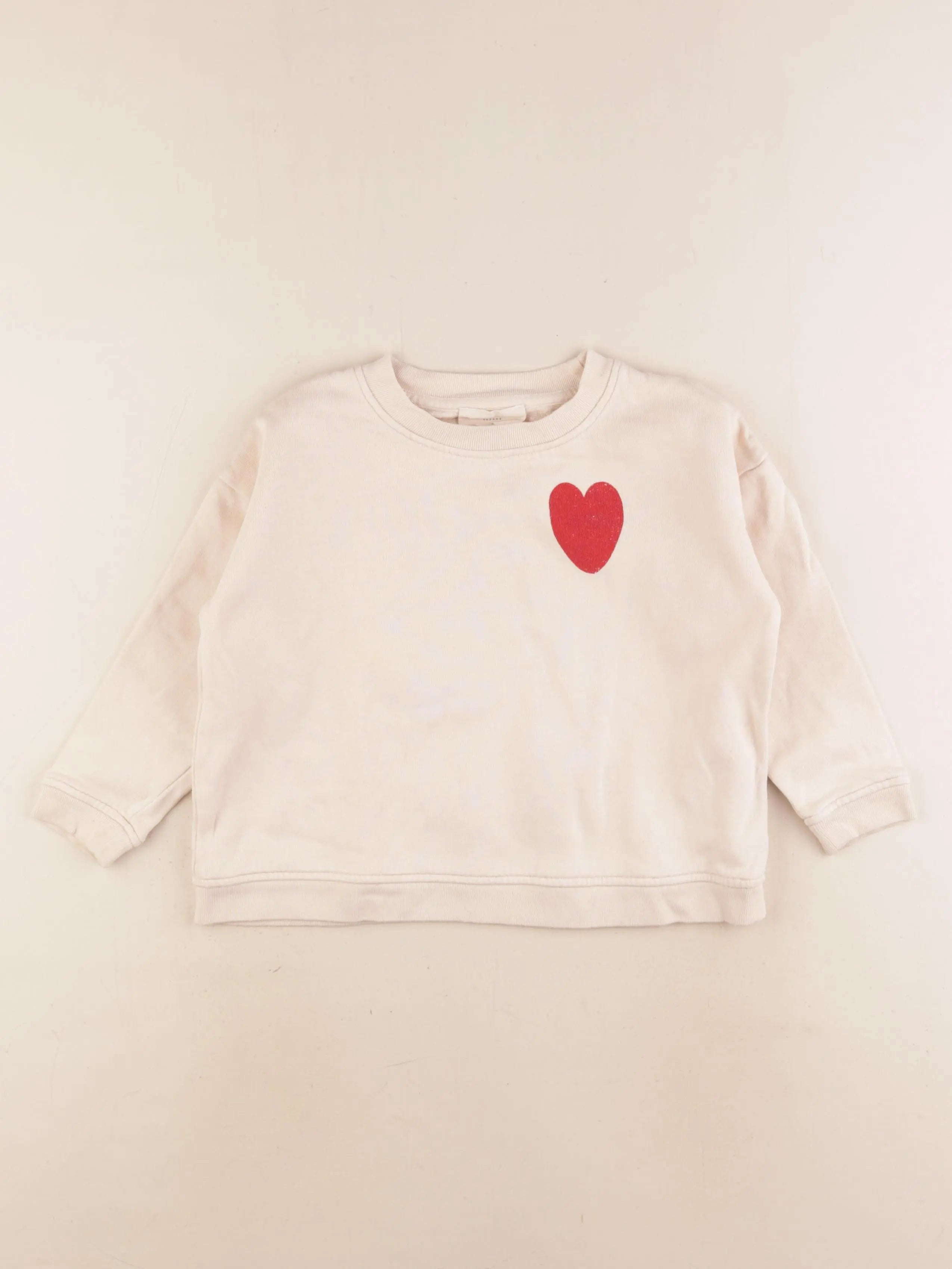 Petit Sézane  - sweat beige - 4 ans