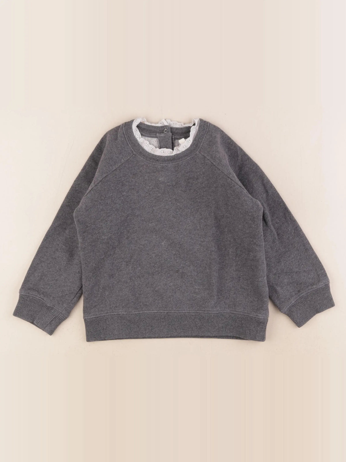 Bonton - sweat gris - 4 ans