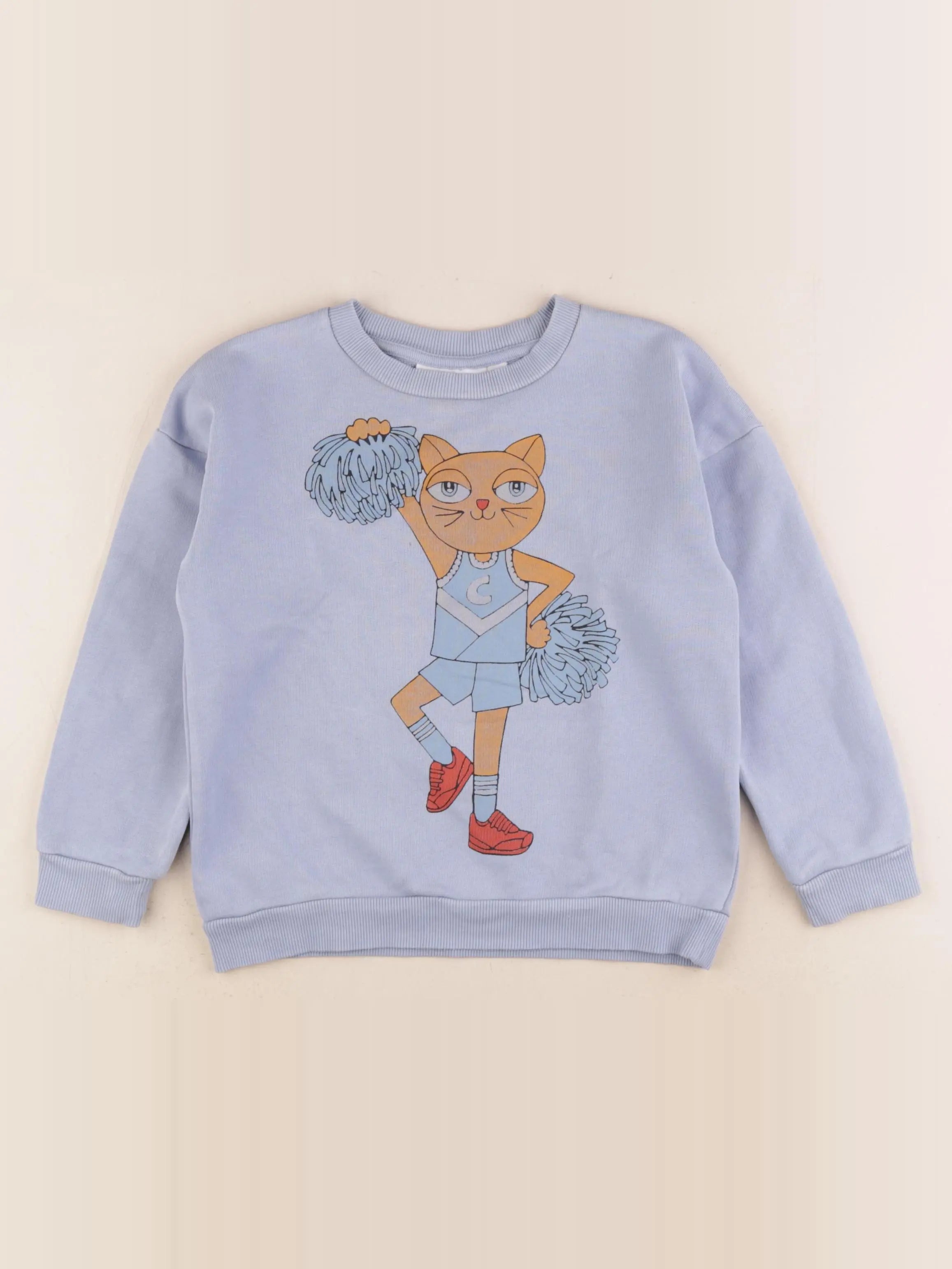 Mini Rodini - sweat bleu - 4/5 ans